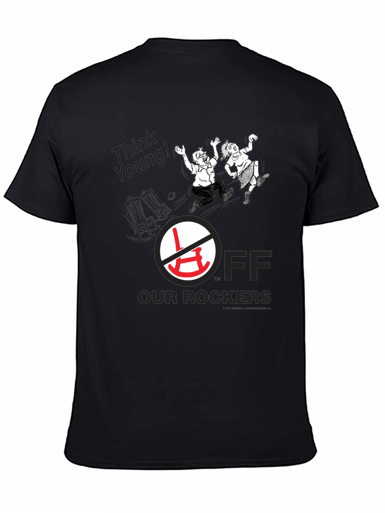 Black Rebel Spirit Tee: "Off Our Rockers" Black T-Shirt view 4