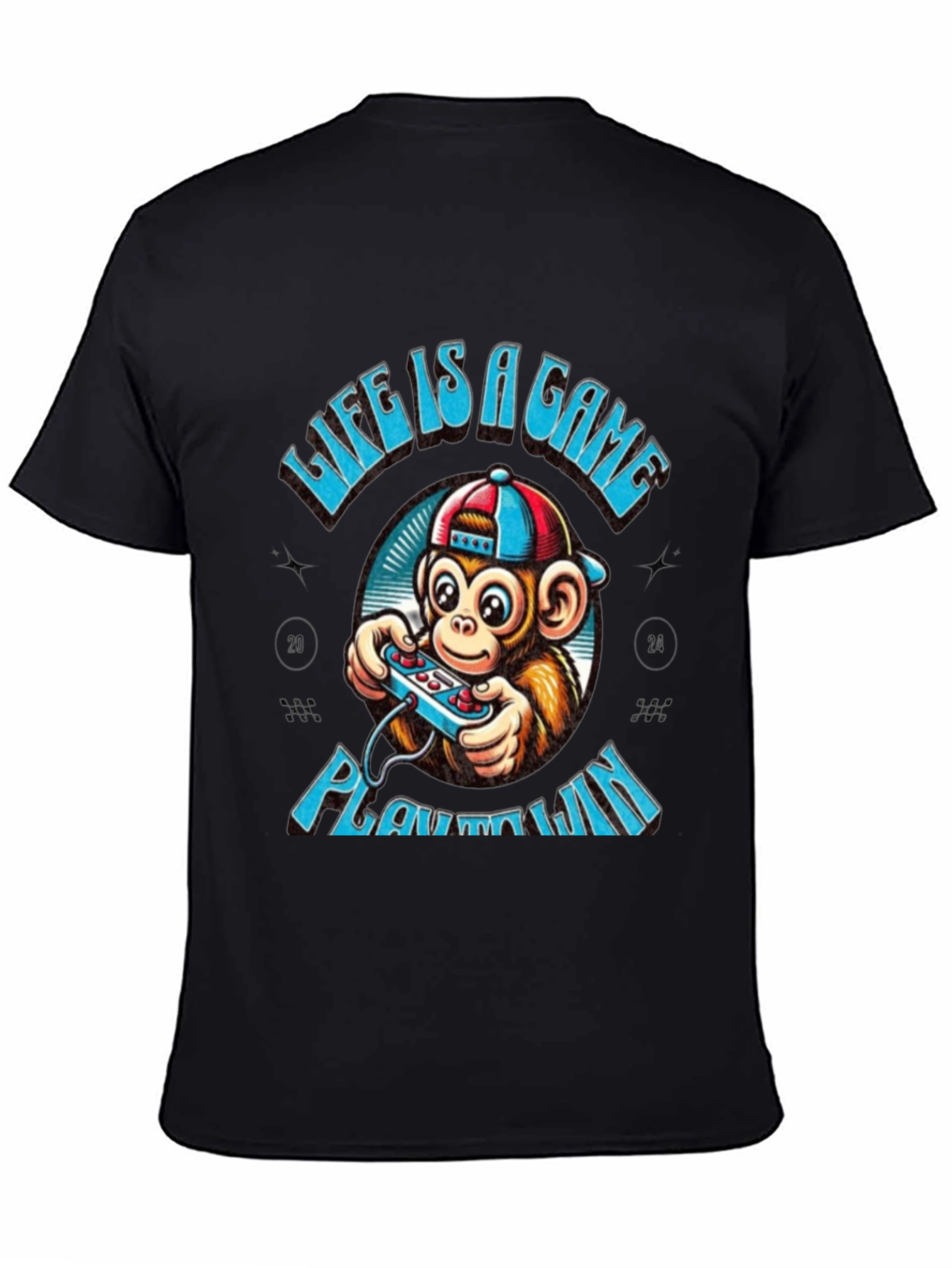 Black Life is a Game T-Shirt - Play to Win view 4