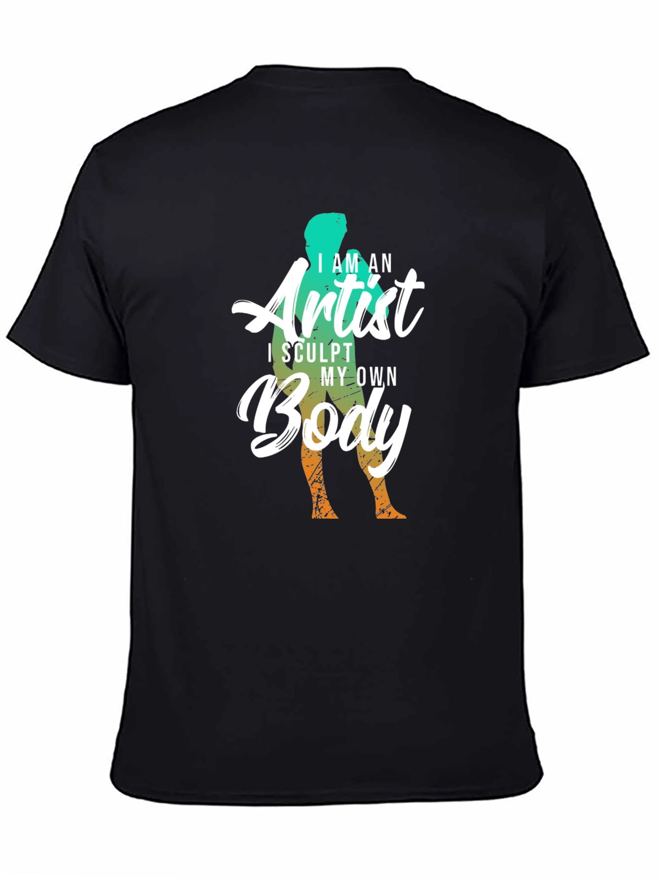Black Sculpt My Own Body Artist Tee - Black view 4