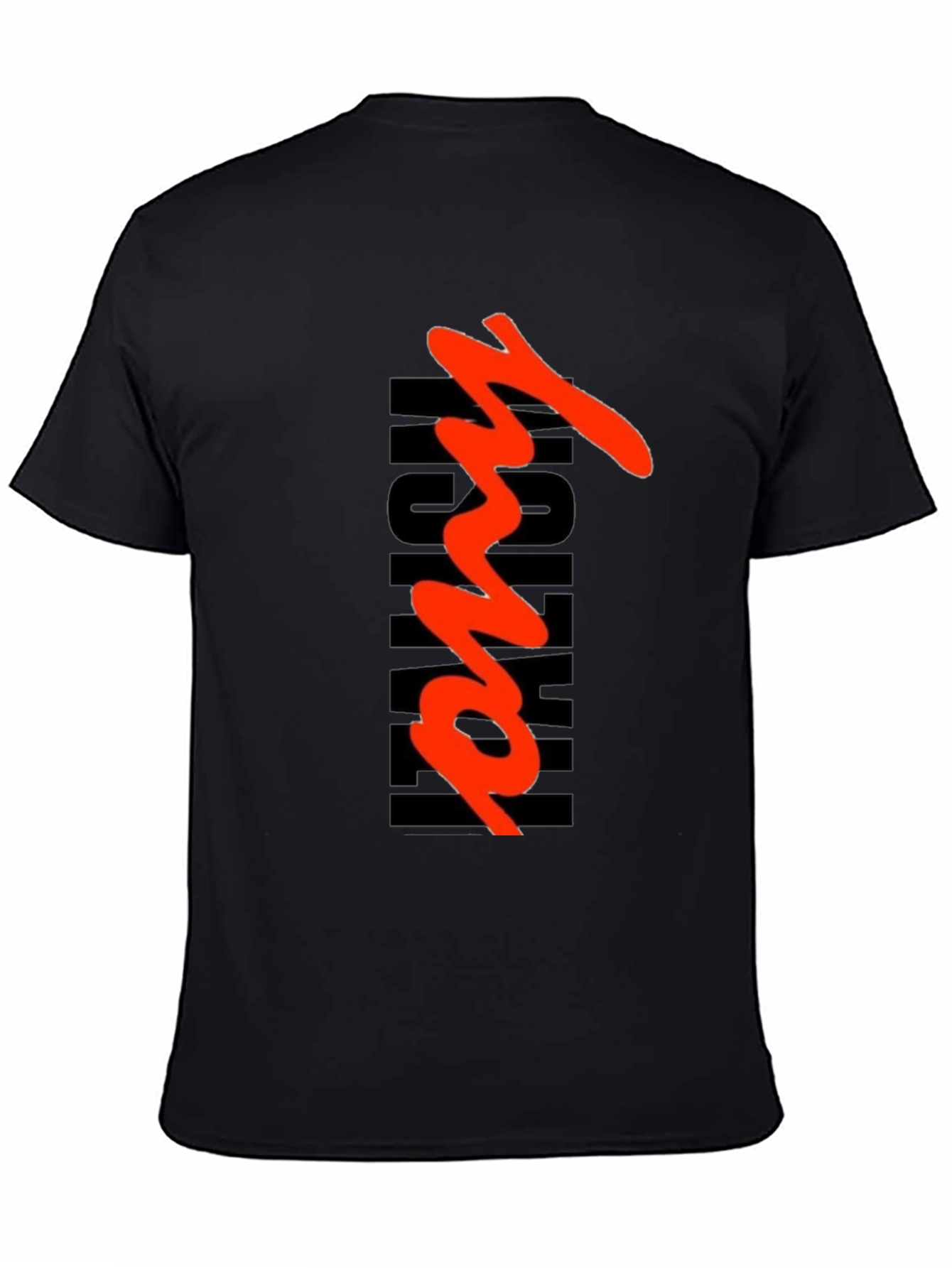 Black Urban Graphic Tee - Men's Black T-Shirt with Bold Design view 4