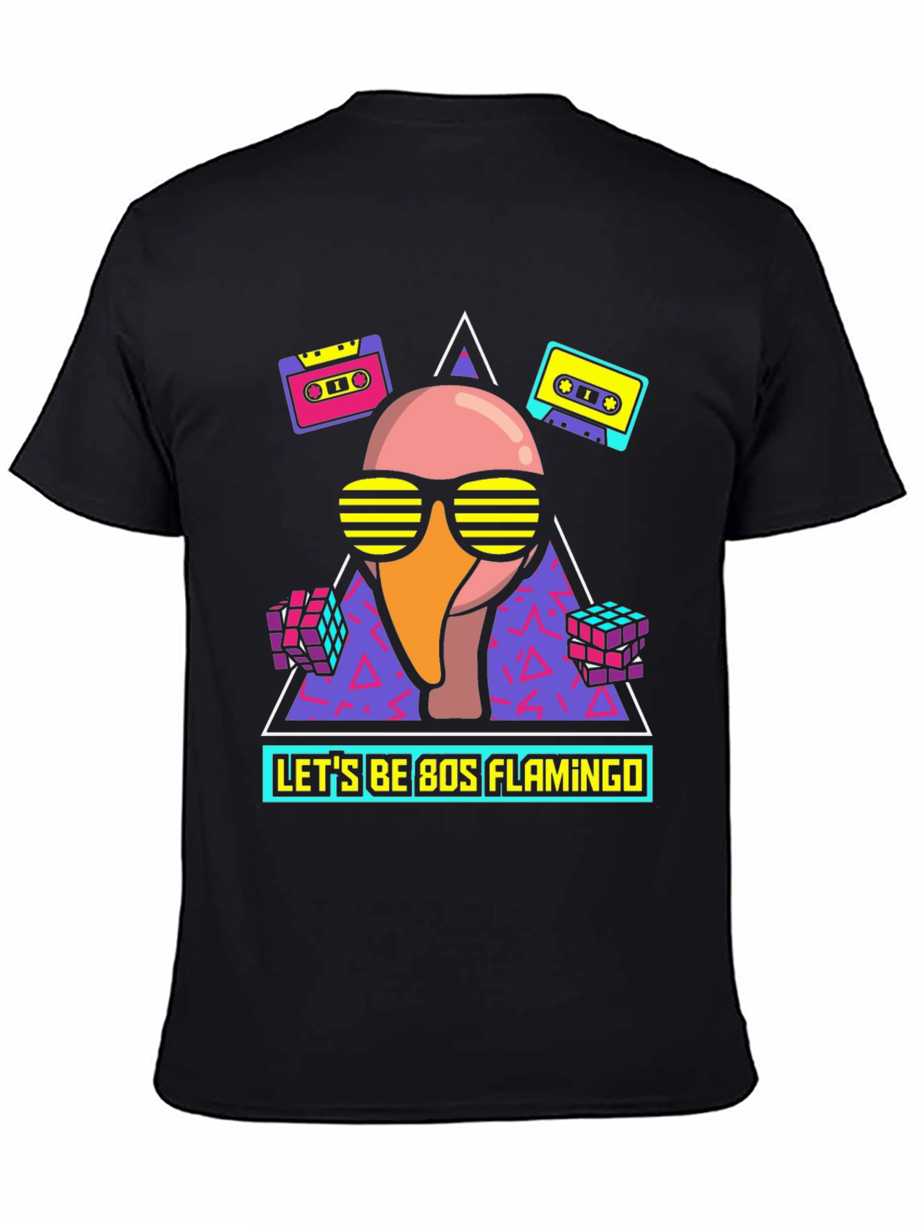 80s Flamingo T-Shirt - Retro Party Fun! - 4