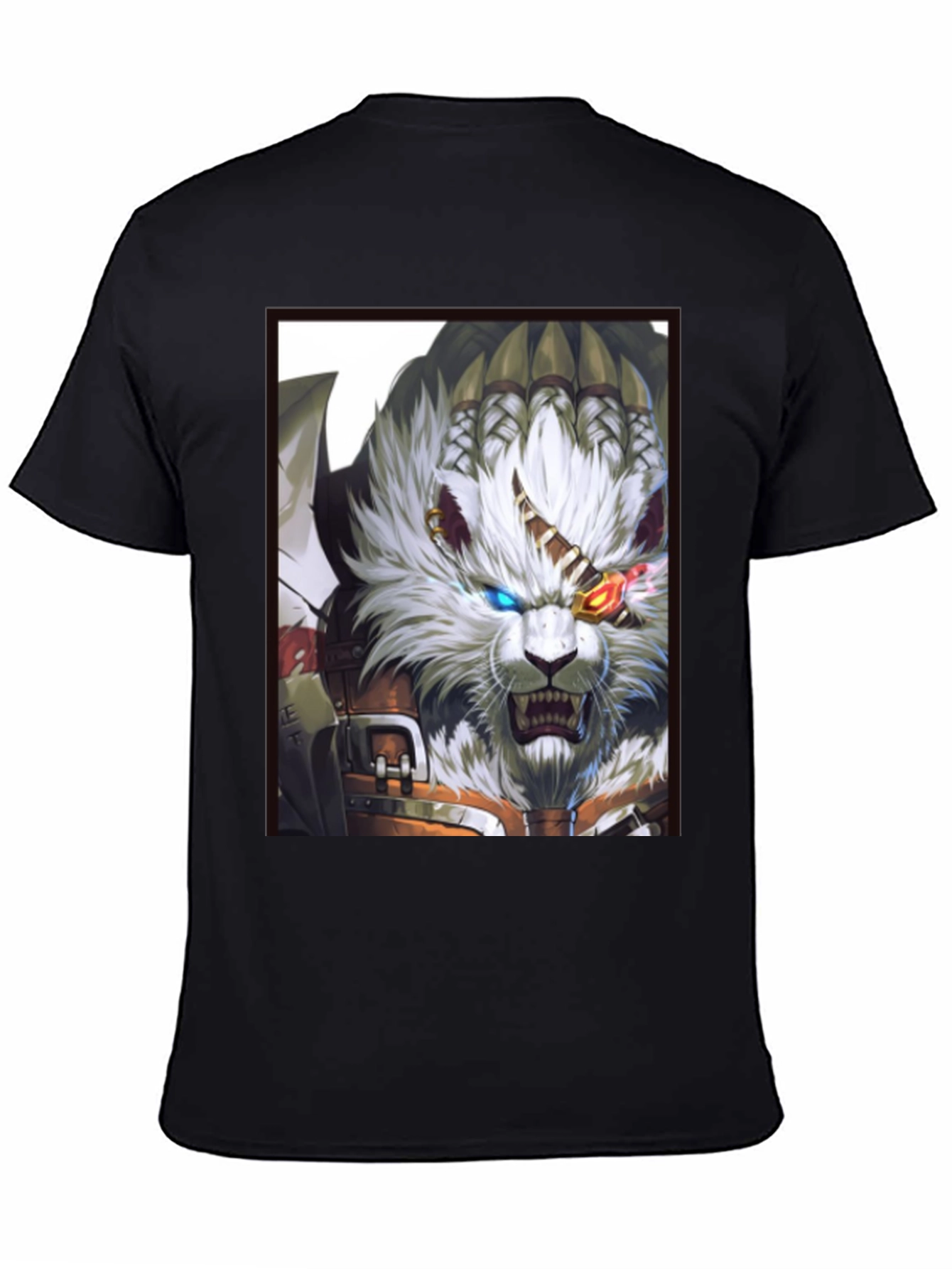 Black Feline Fantasy Graphic Tee - Unique Design view 4