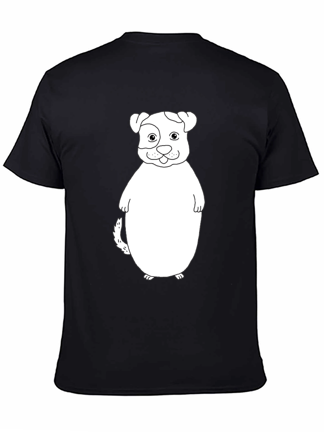 Black Dog Graphic Black T-Shirt view 4