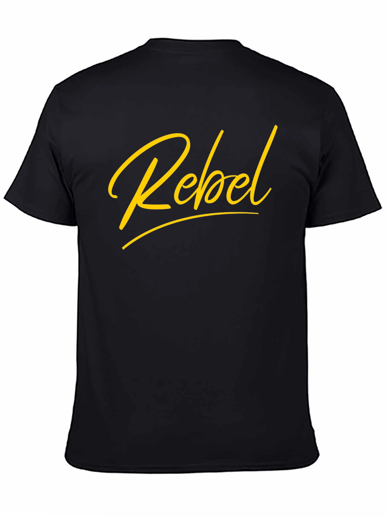 Black Rebel Graphic Tee - Stylish Crew Neck T-Shirt view 4