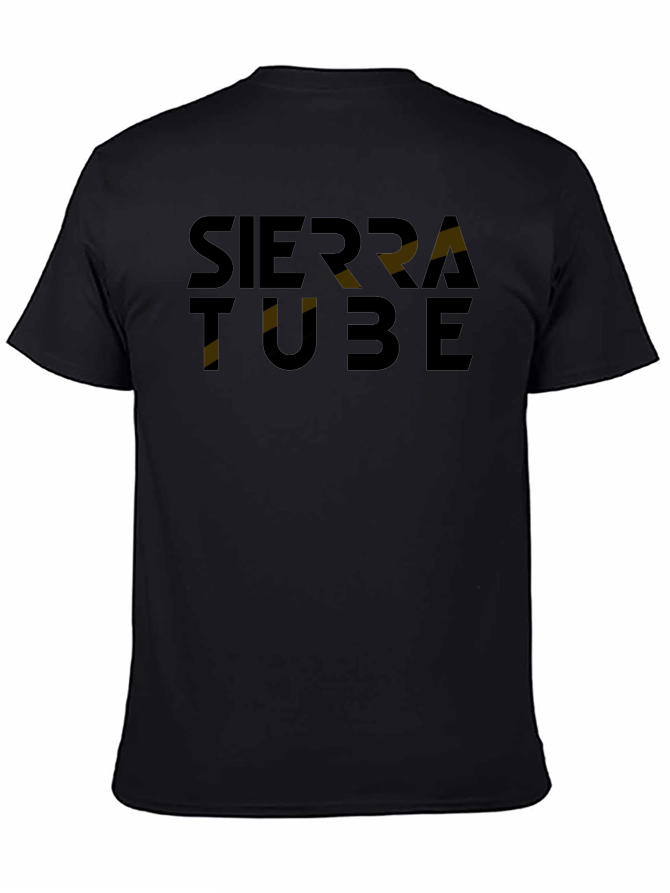 Black Sierra Tube Black Graphic Tee view 4