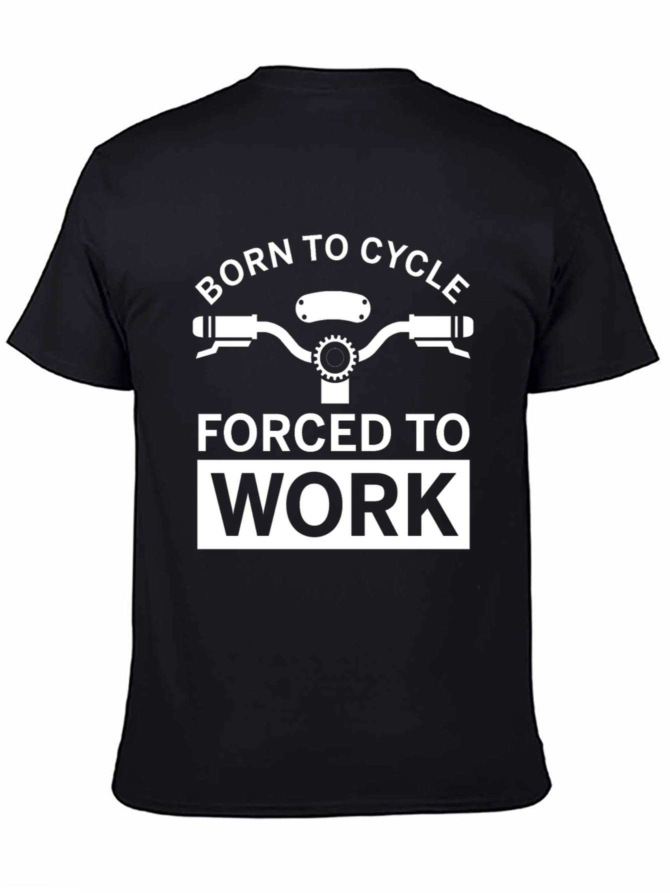 Black Born to Cycle T-Shirt view 4