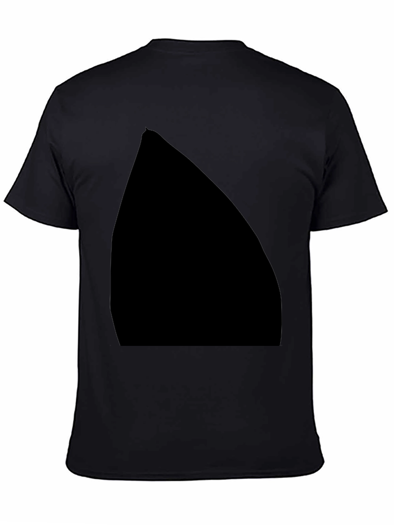 Black Classic Black Crew Neck T-Shirt view 4