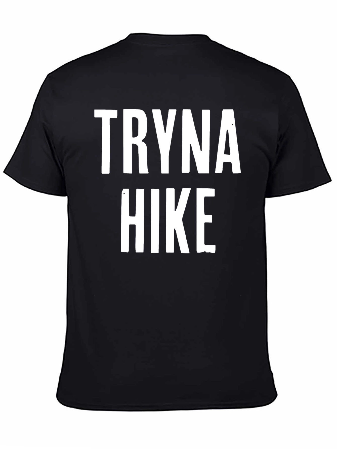 Black Tryna Hike Graphic Tee - Black view 4