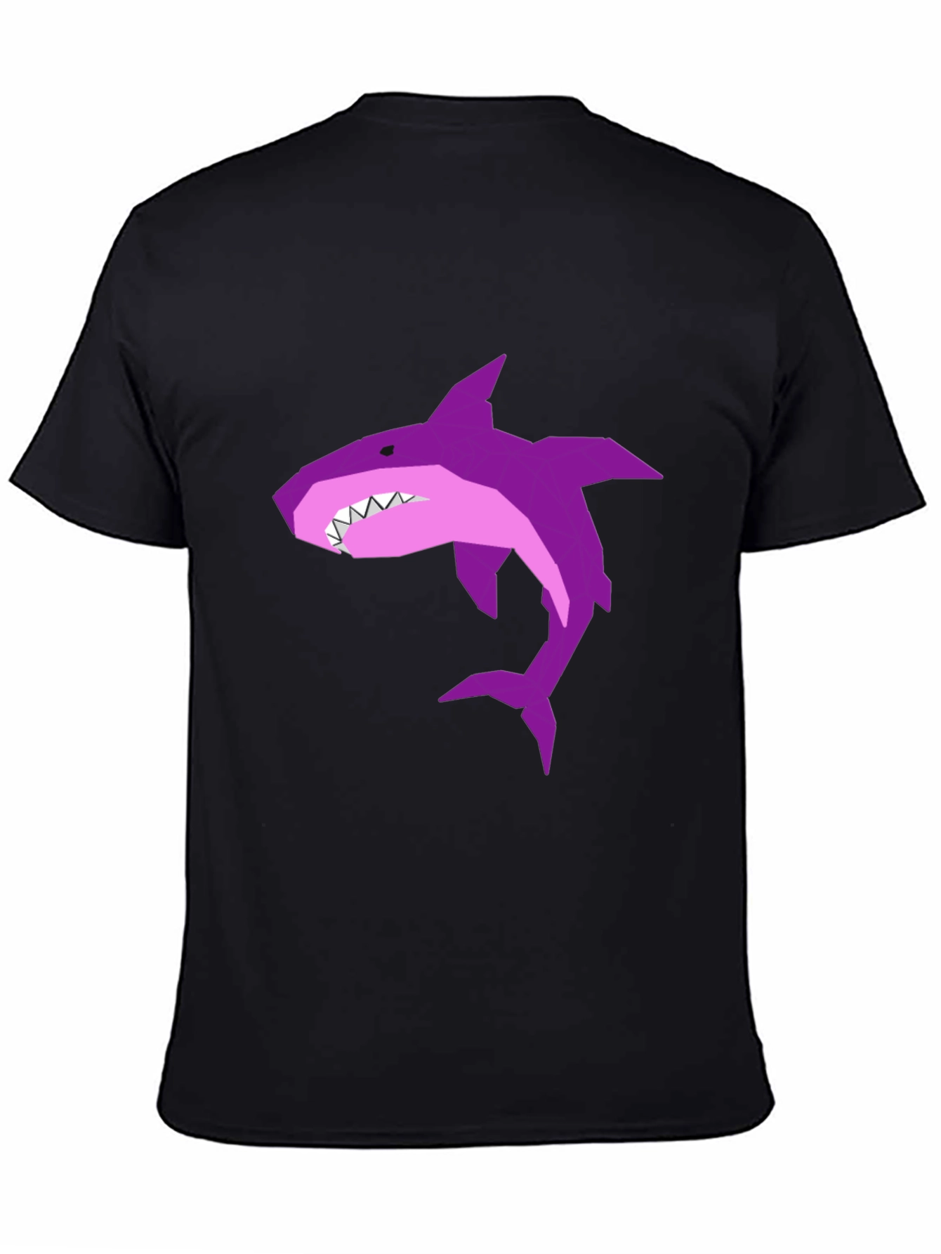 Black Shark Graphic Tee - Bold & Unique Style view 4
