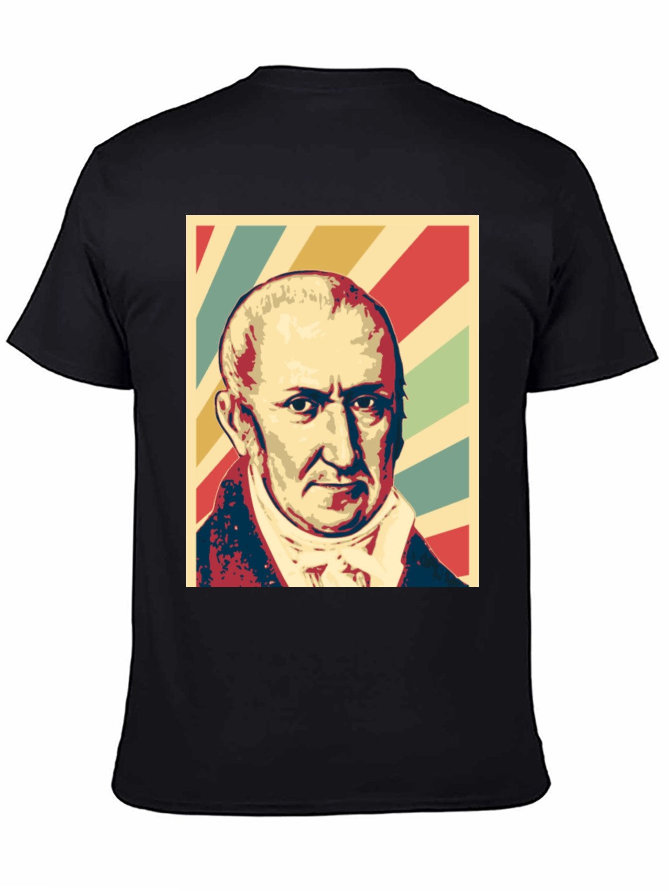 Historical Figure Portrait Graphic T-Shirt - 4