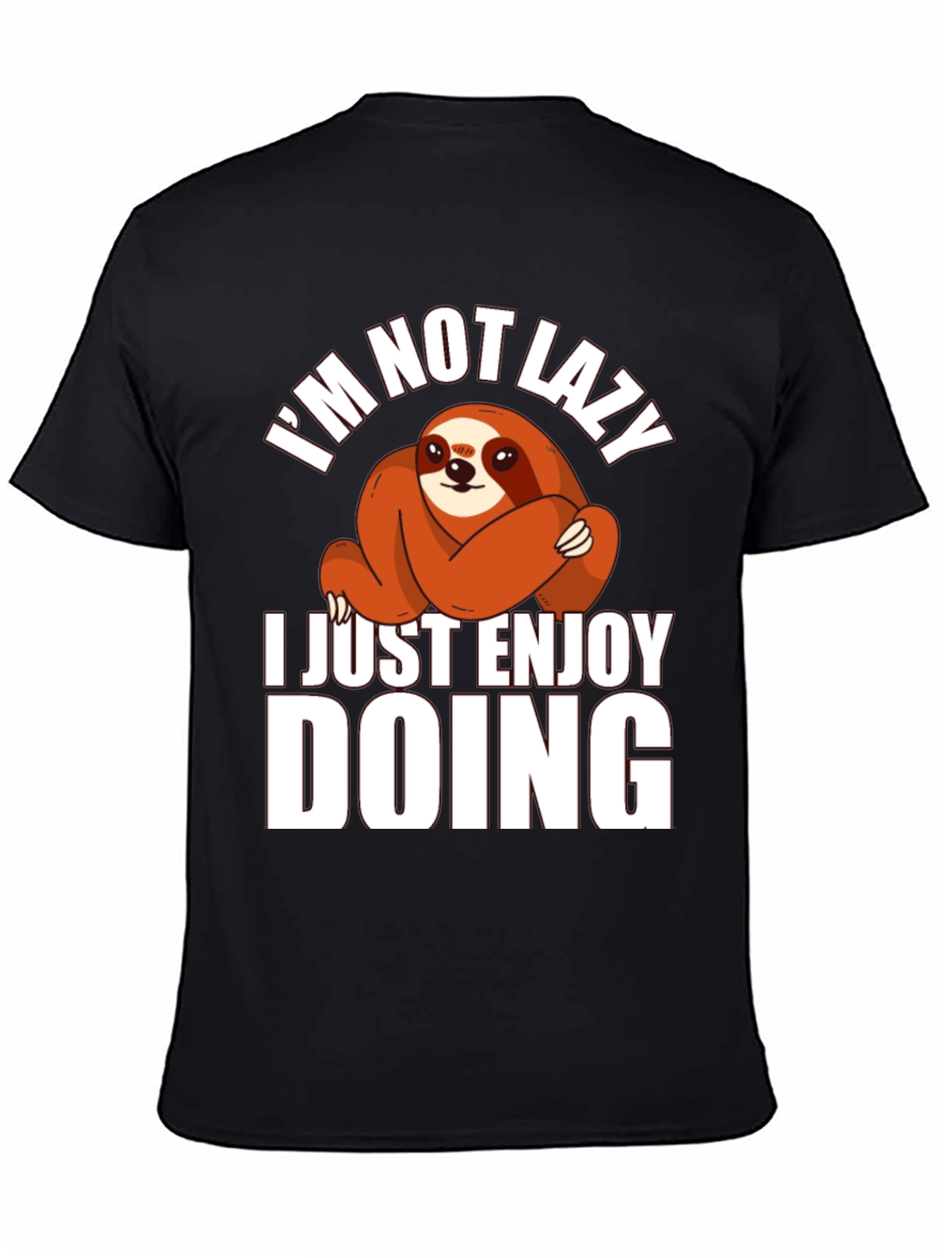 Funny Sloth T-Shirt - I'm Not Lazy Graphic Tee - 4