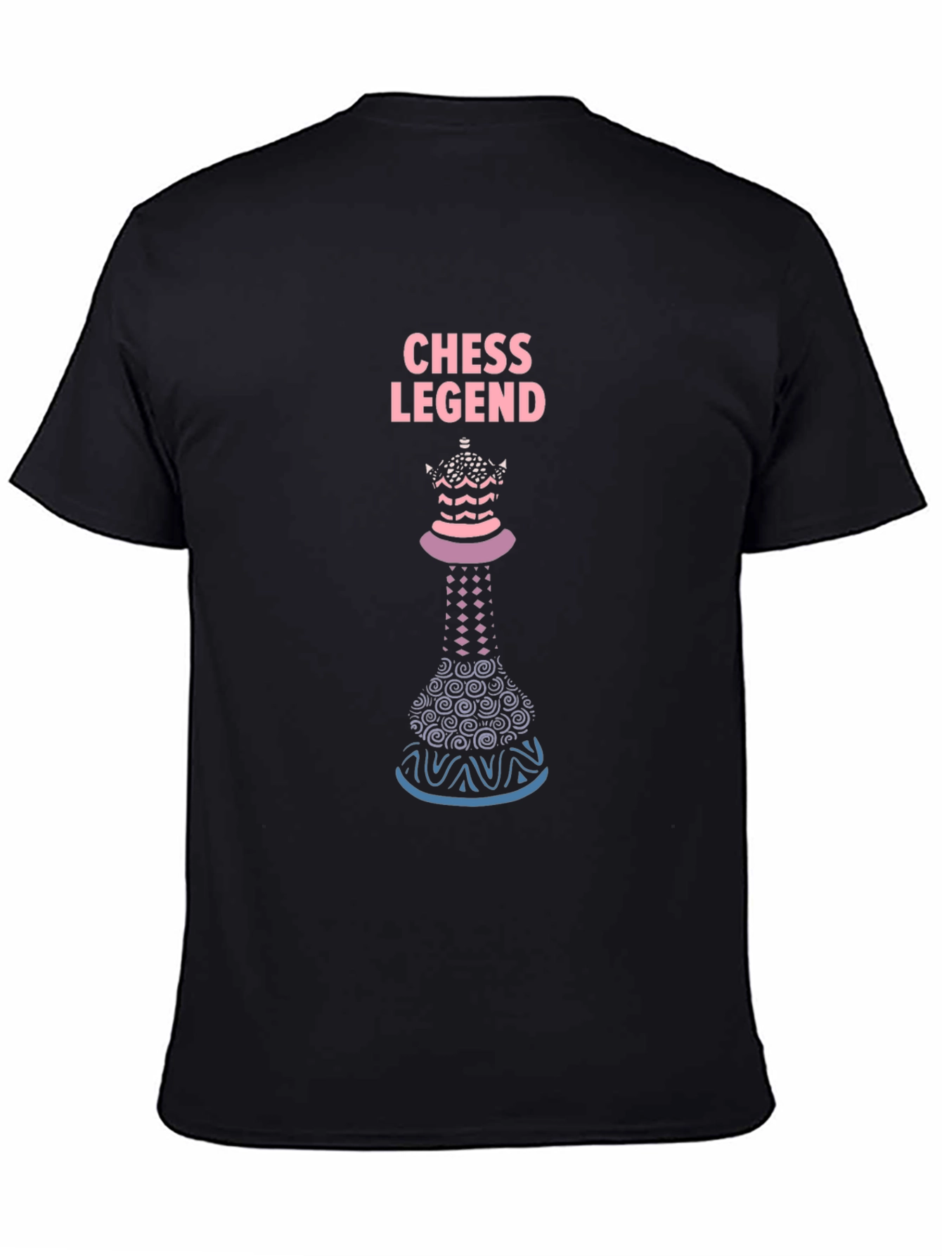 Black Chess Legend Graphic Tee - Stylish & Unique Design view 4