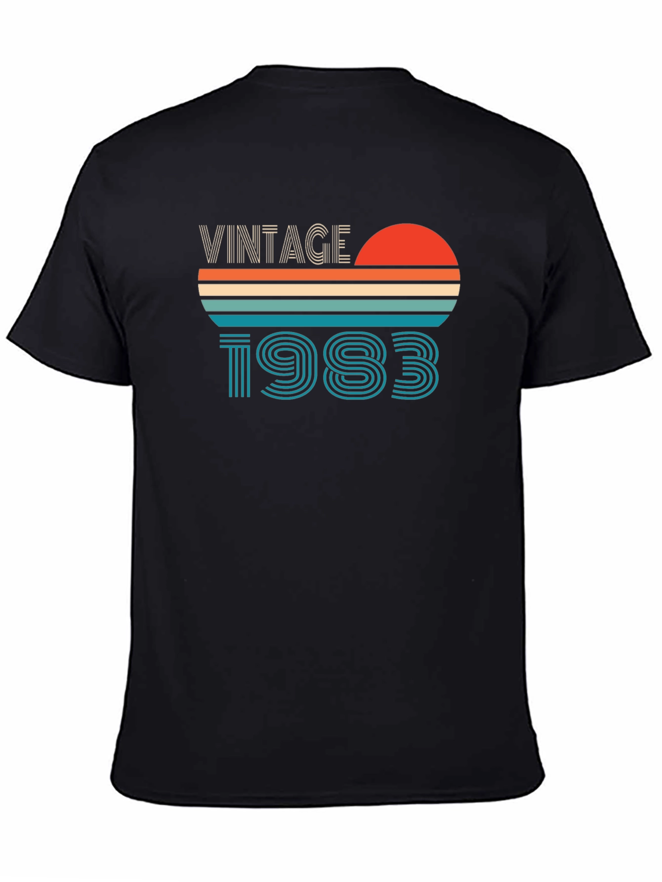 Black Vintage 1983 Graphic T-Shirt view 4