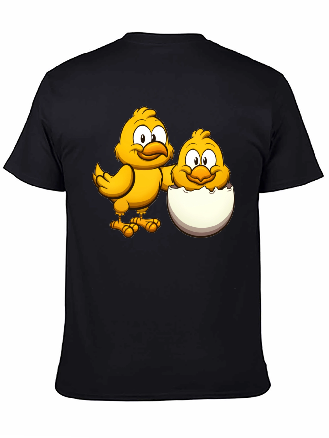 Black Cute Chick Graphic Tee view 4