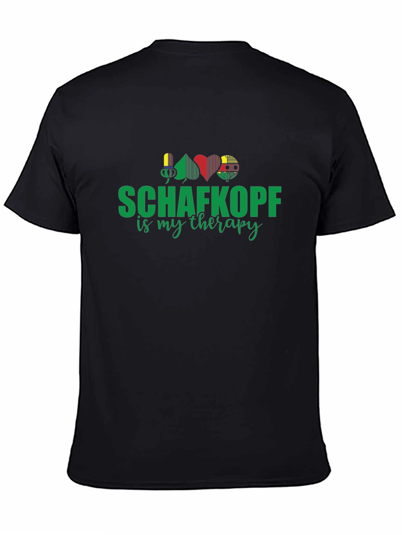 Schaftkopf is My Therapy Graphic T-Shirt - 4