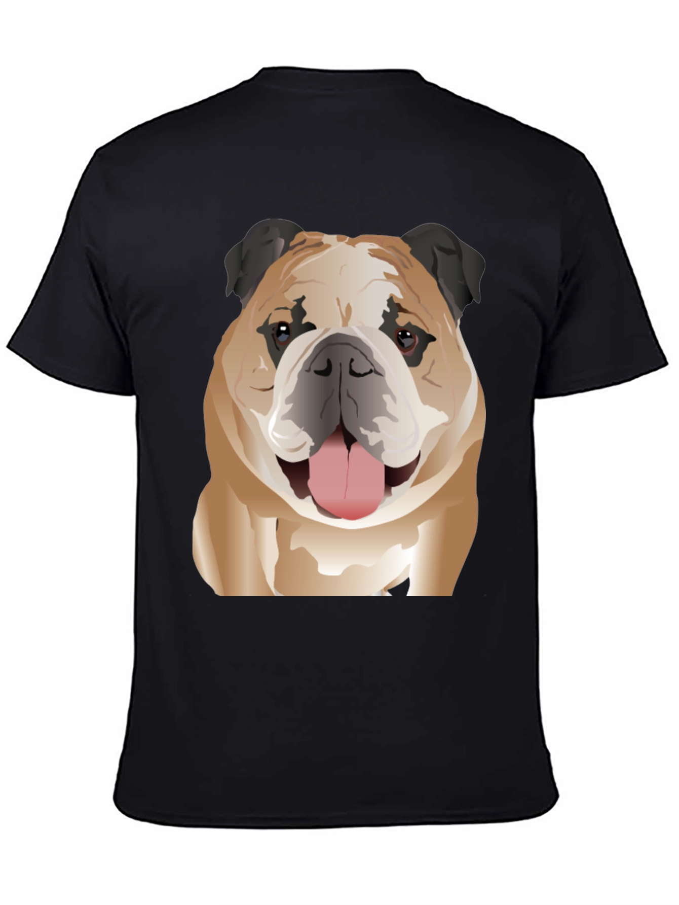 Black Bulldog Graphic T-Shirt - Trendy Pet Lover Tee view 4