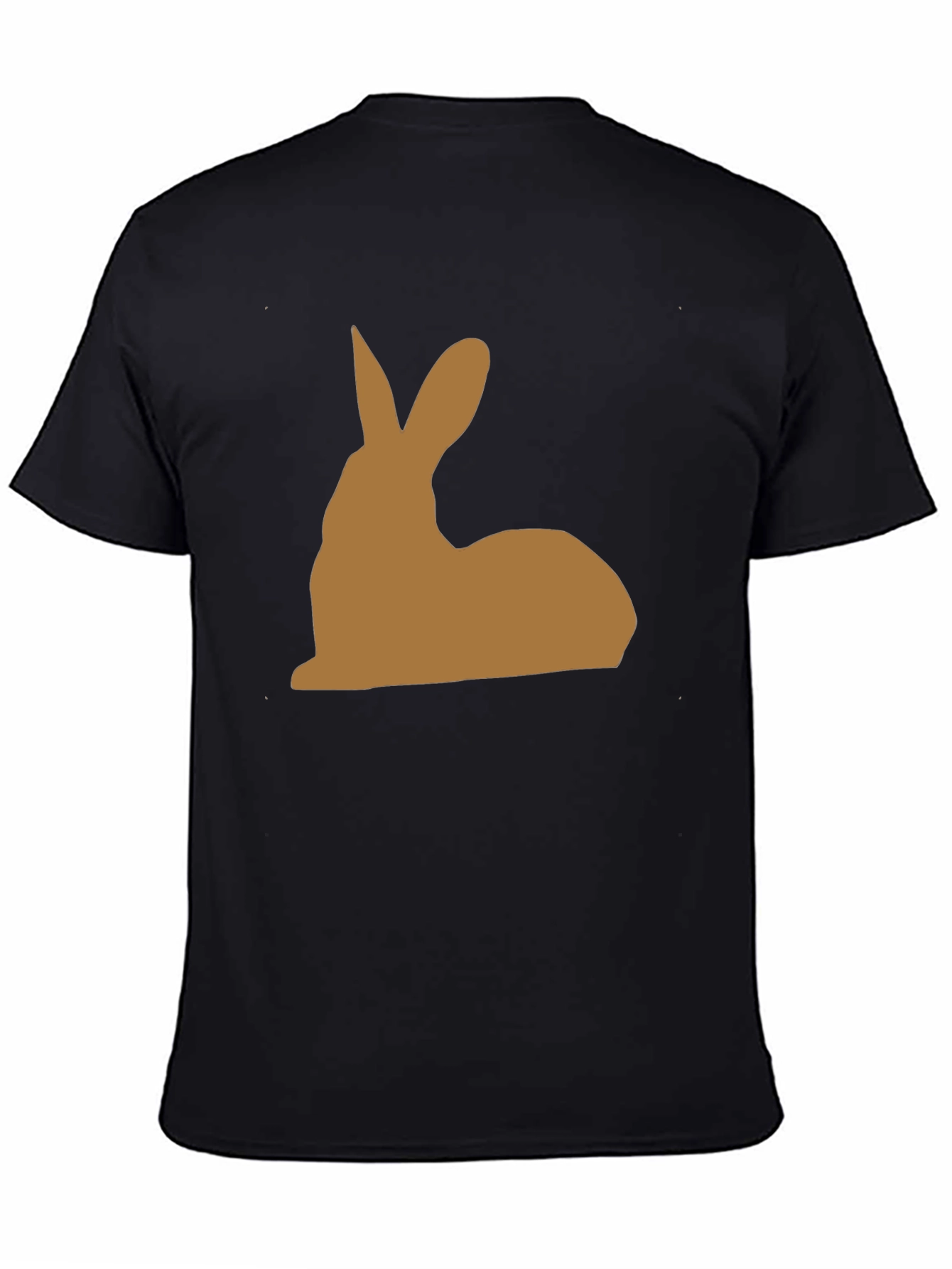 Black Rabbit Graphic Tee - Stylish Men's Black T-Shirt view 4