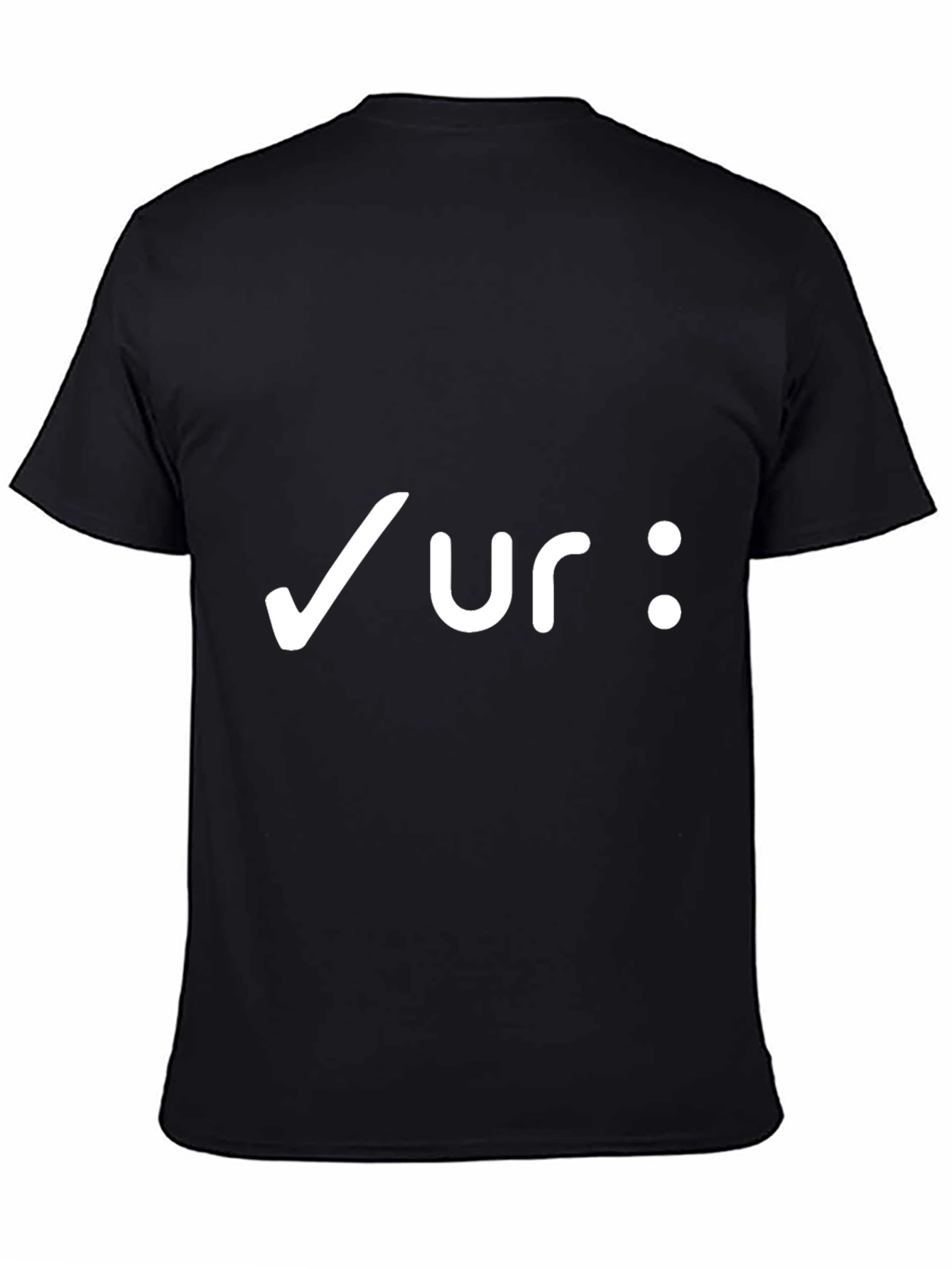 Black Funny Sarcastic Check Ur Vibe T-Shirt view 4