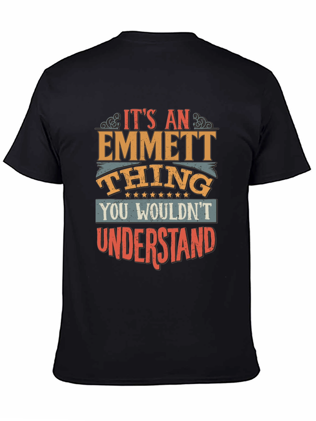 Black It's an Emmett Thing T-Shirt view 4
