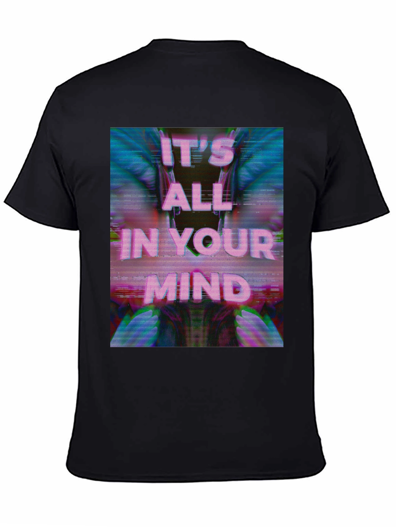 Black It's All in Your Mind Graphic T-Shirt - Black view 4