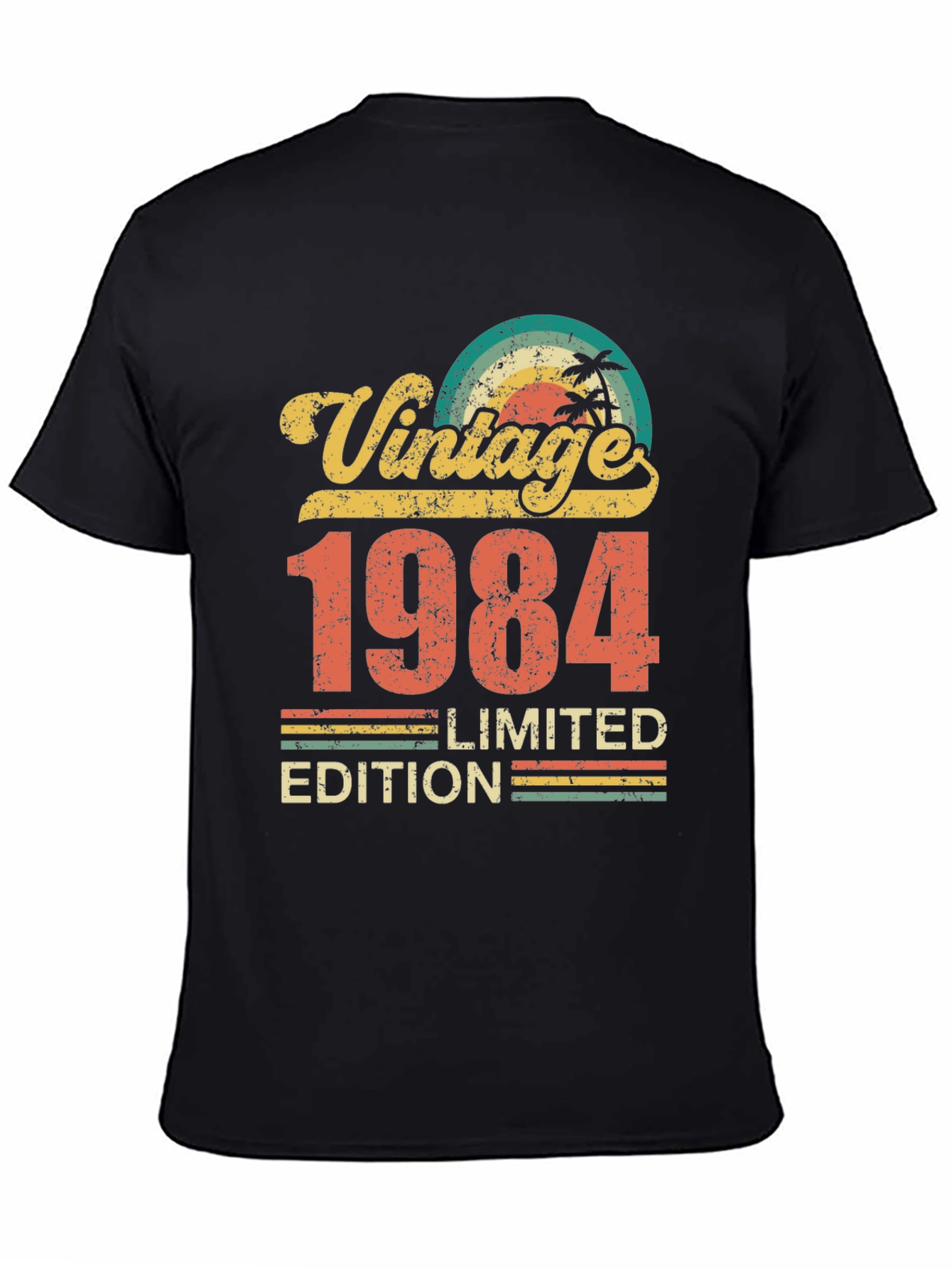 Black Vintage 1984 Limited Edition Graphic T-Shirt view 4