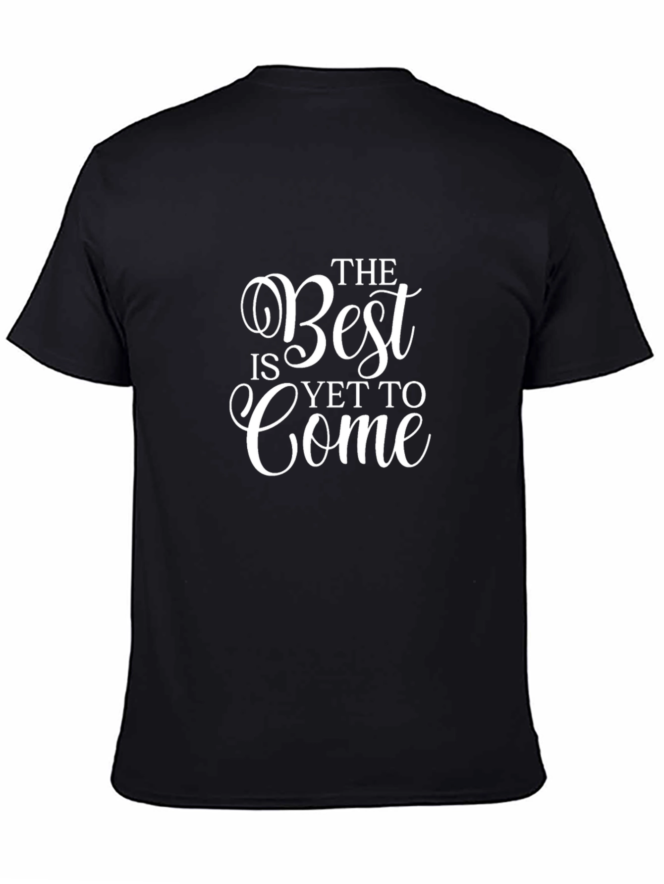 Black The Best is Yet to Come Graphic Tee view 4