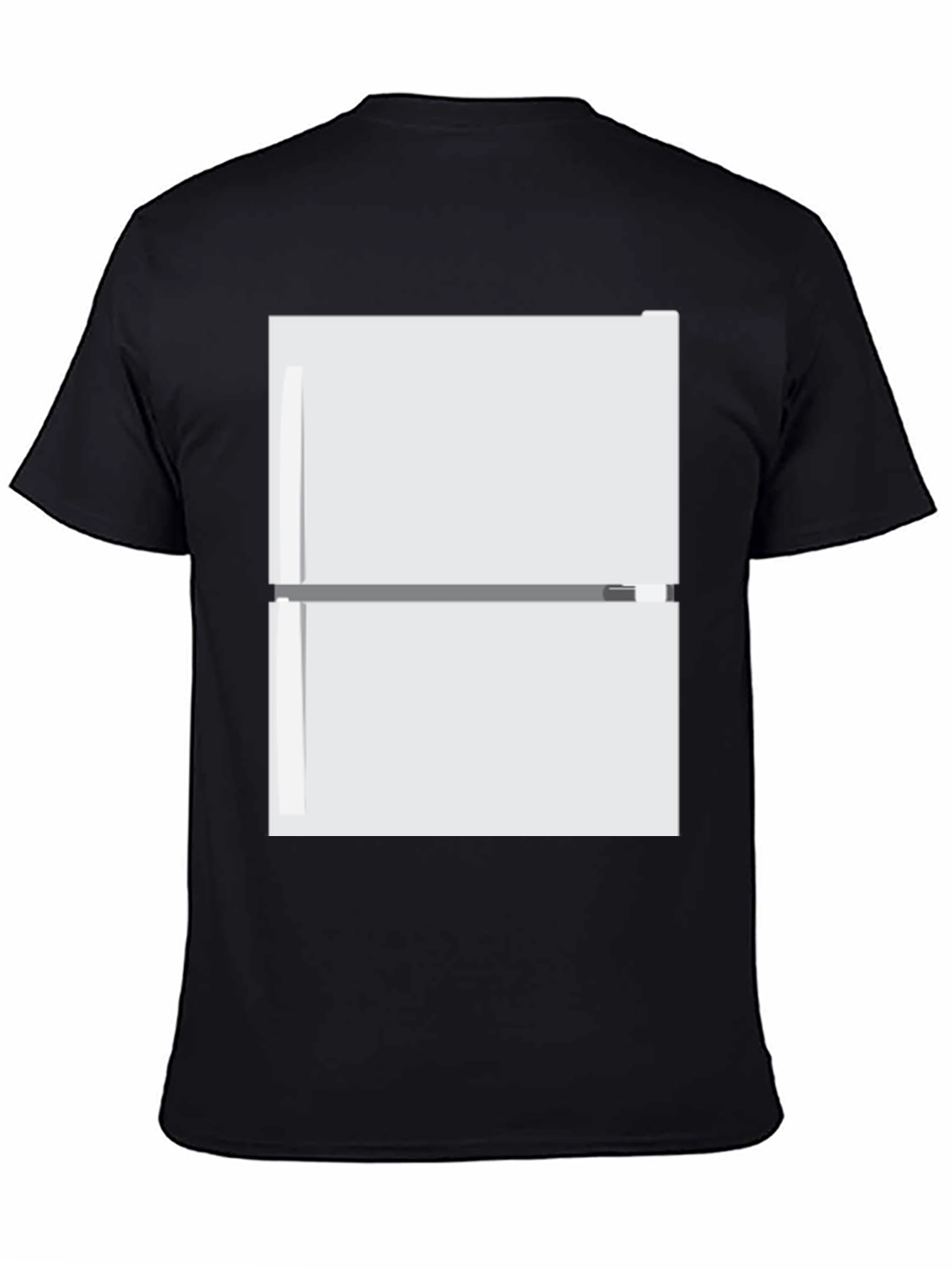 Black Novelty Refrigerator T-Shirt view 4