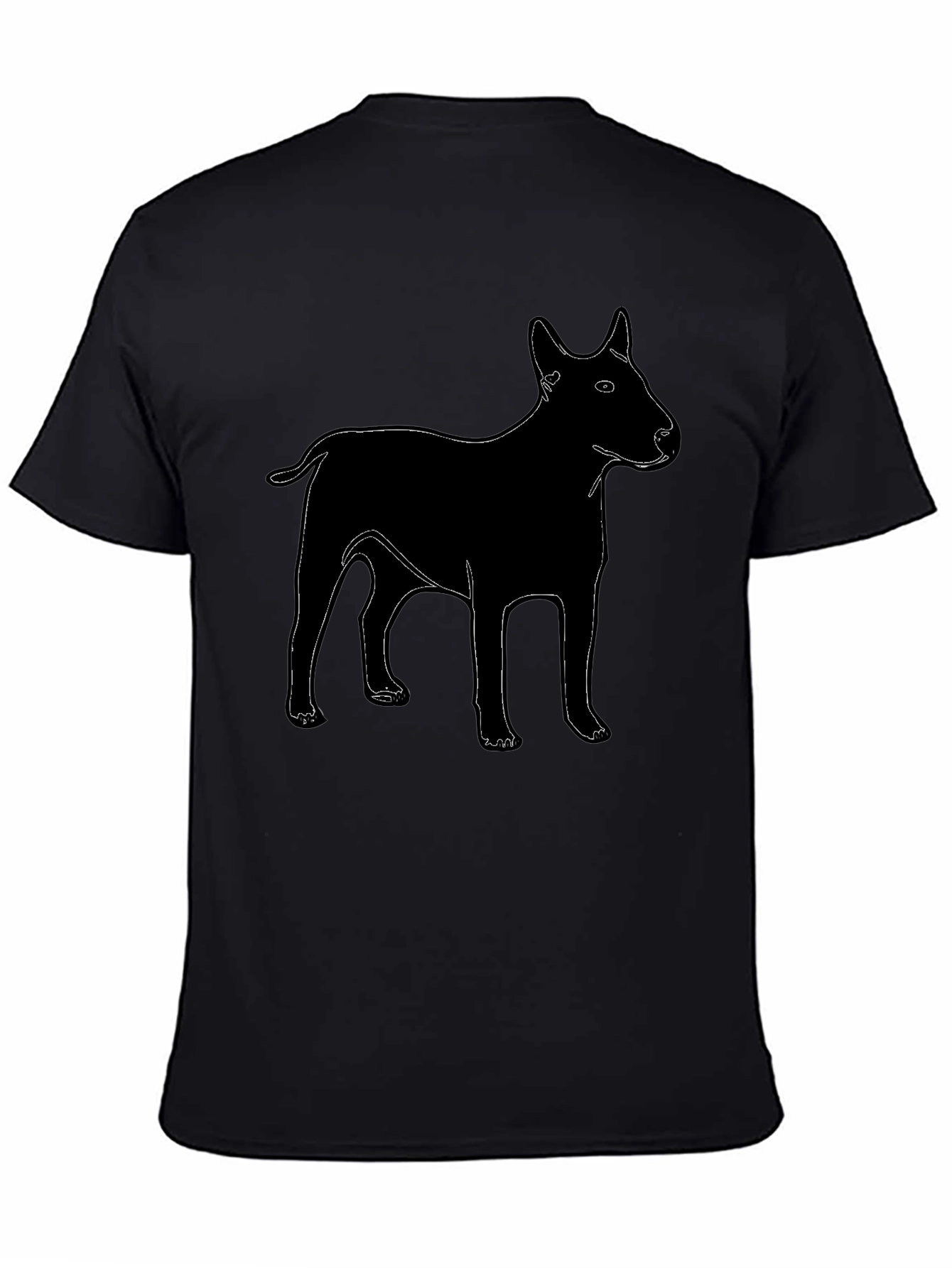 Black Dog Graphic T-Shirt - Black view 4