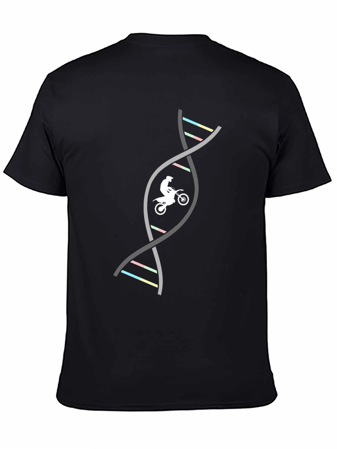 Motocross DNA Graphic T-Shirt - Black - 4