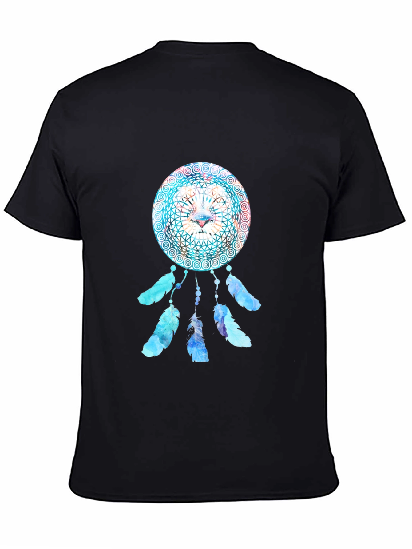 Black Lion Dreamcatcher Graphic Tee view 4