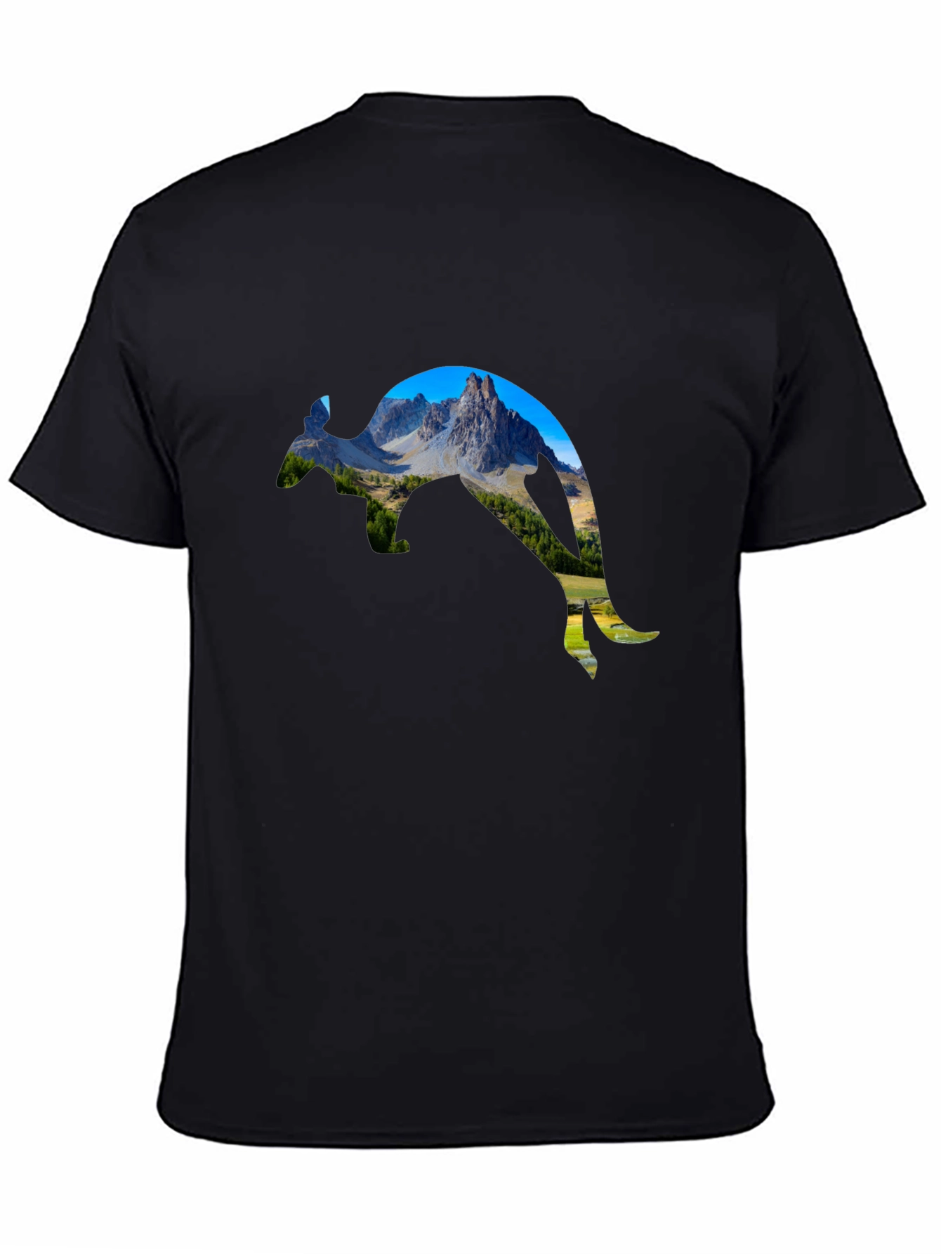 Black Mountain Kangaroo Graphic Tee view 4