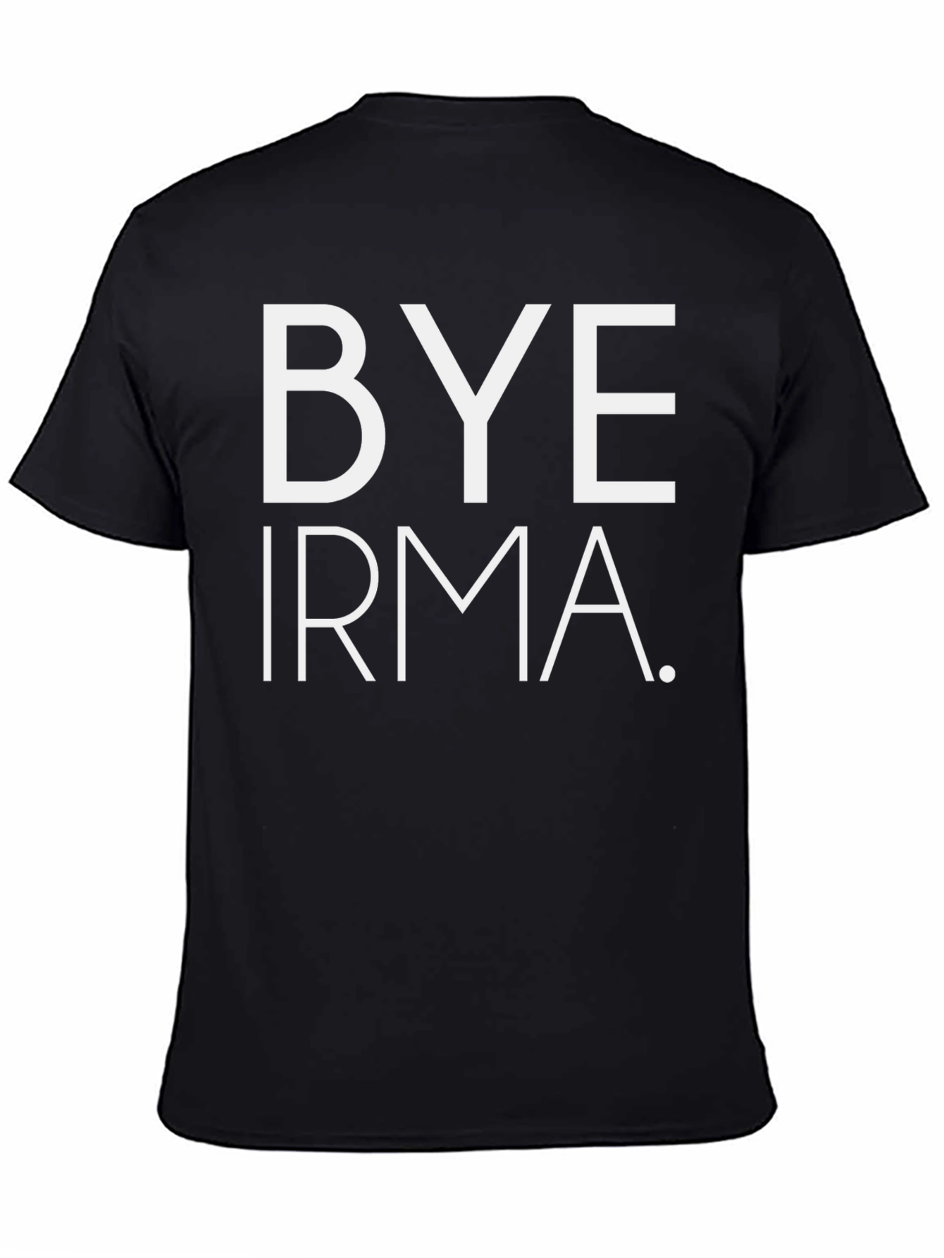 Black Bye Irma Graphic T-Shirt view 4