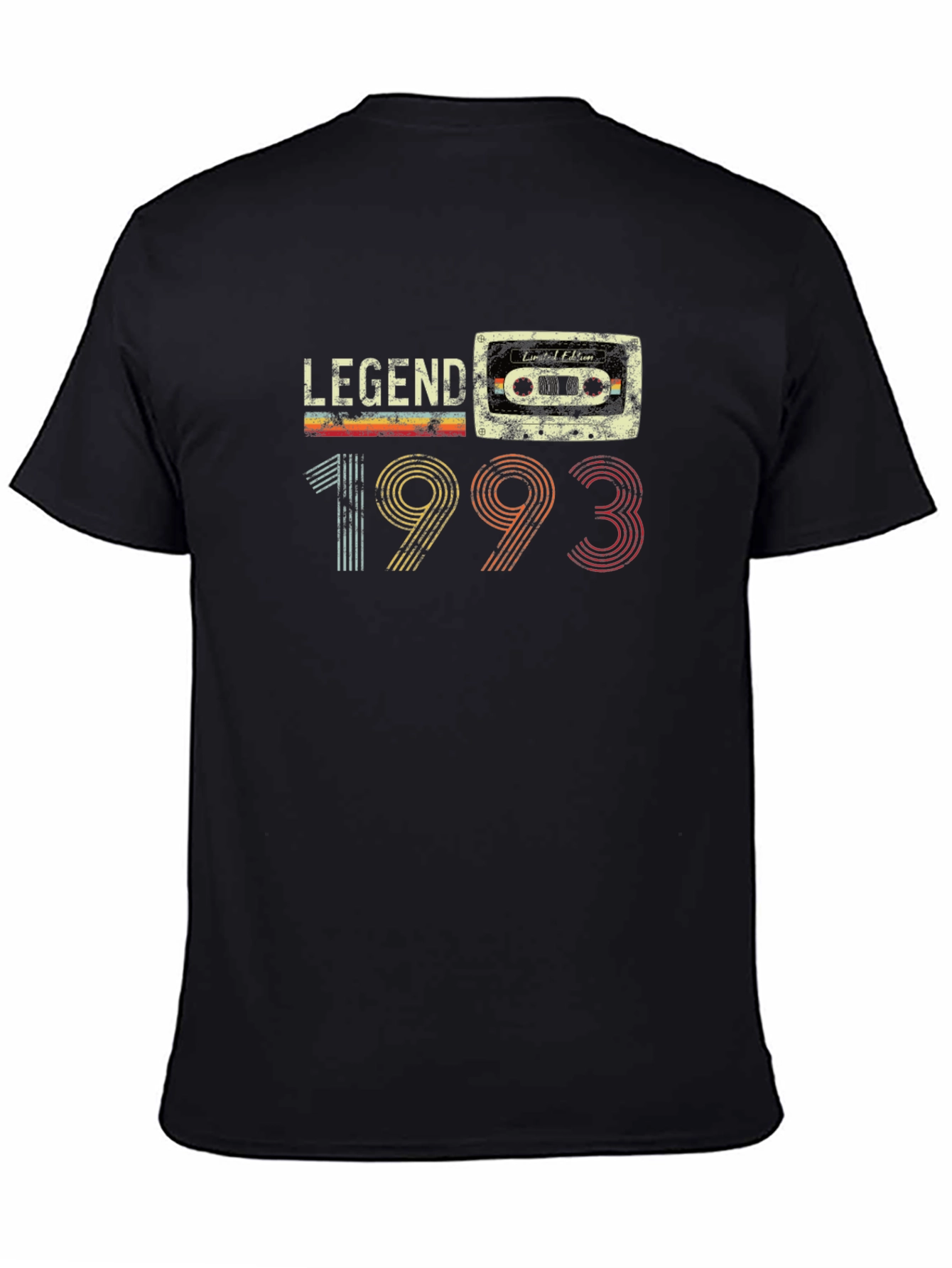 Legend 1993 Retro Cassette Tape Birthday T-Shirt - 4