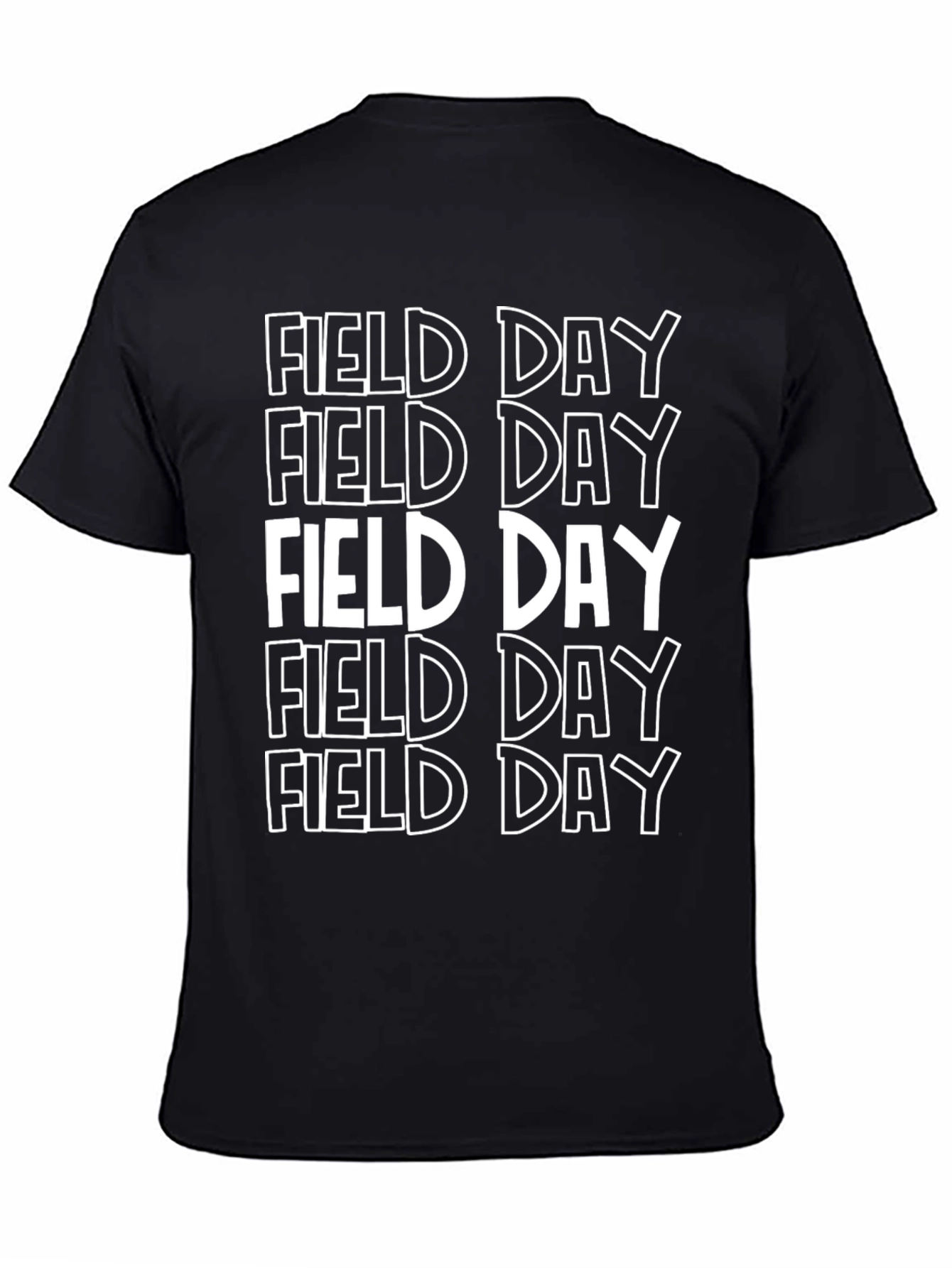 Black Field Day Graphic T-Shirt view 4