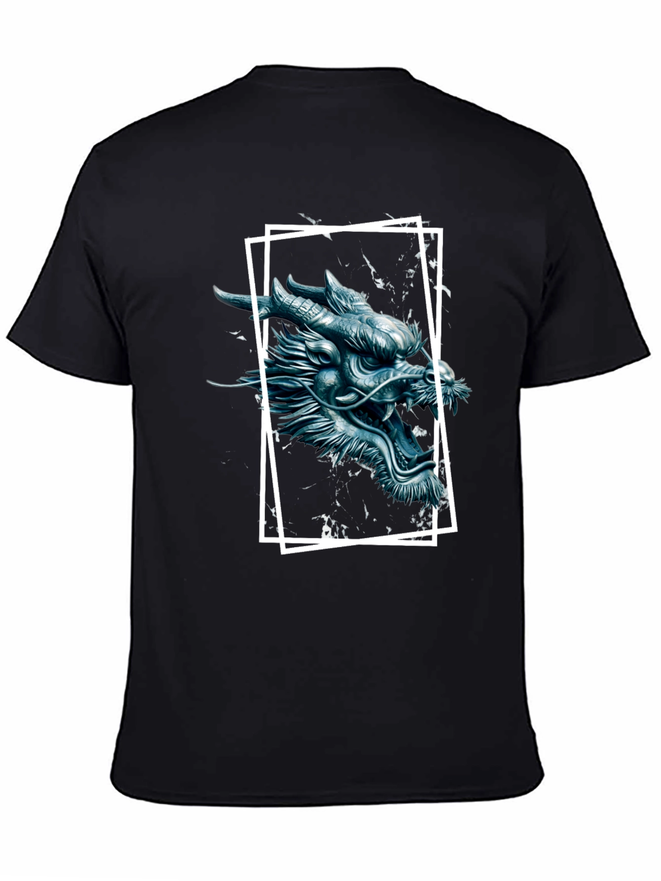 Black Dragon Graphic Tee - Black view 4