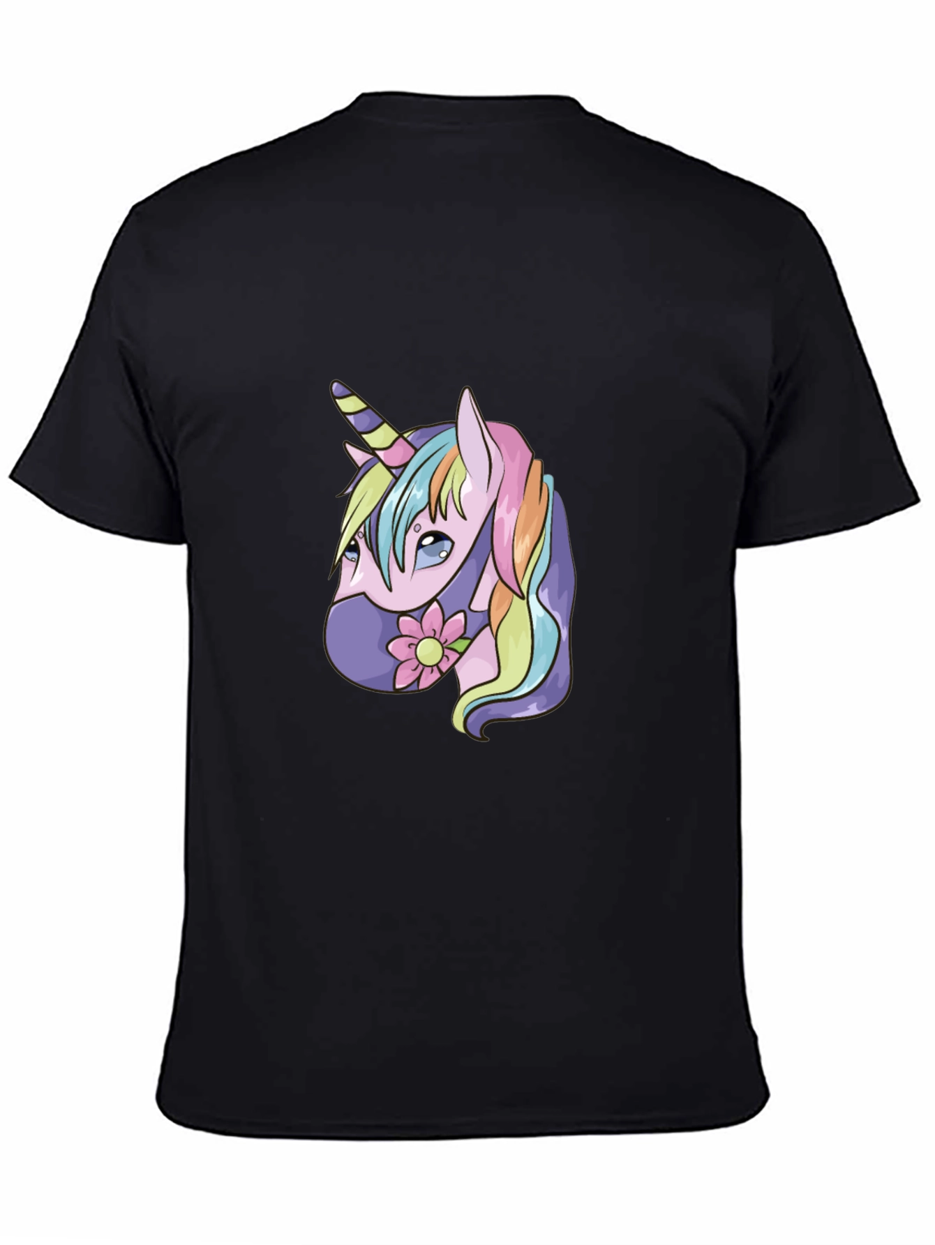Black Unicorn Graphic T-Shirt - Stylish and Fun view 4