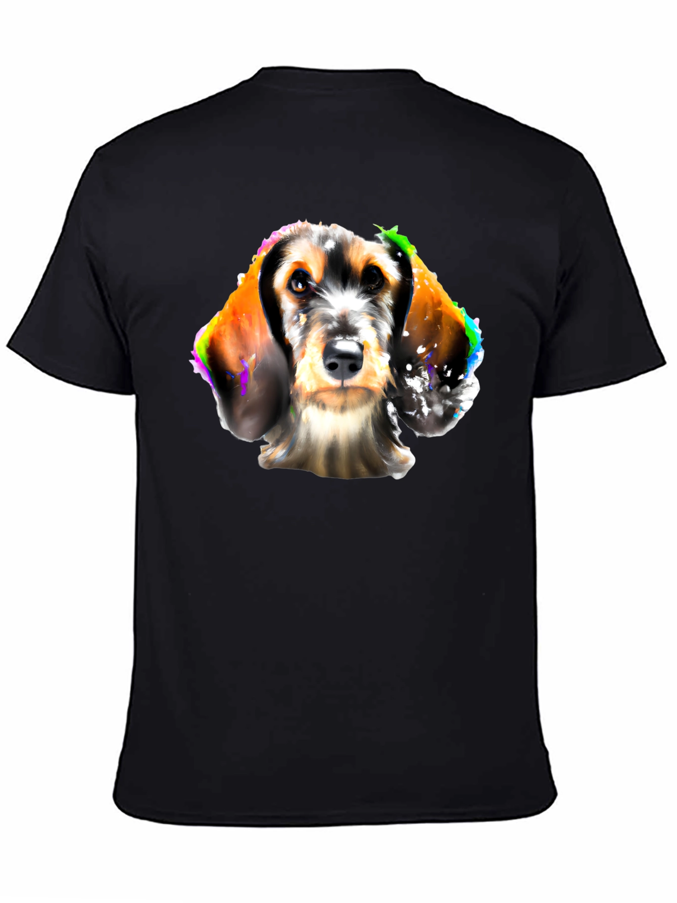 Black Dog Art Black T-Shirt view 4