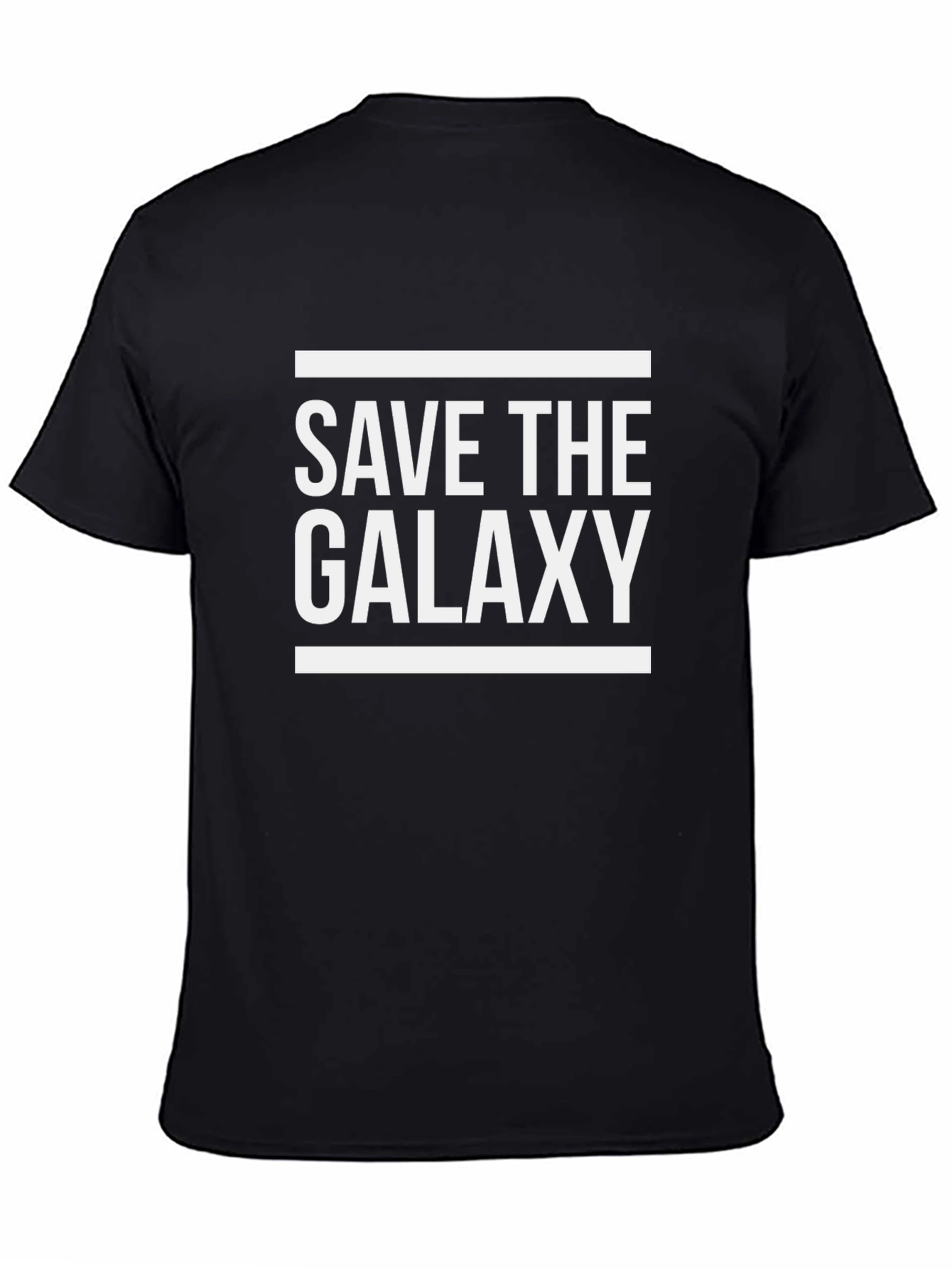 Black Save The Galaxy Graphic Tee view 4