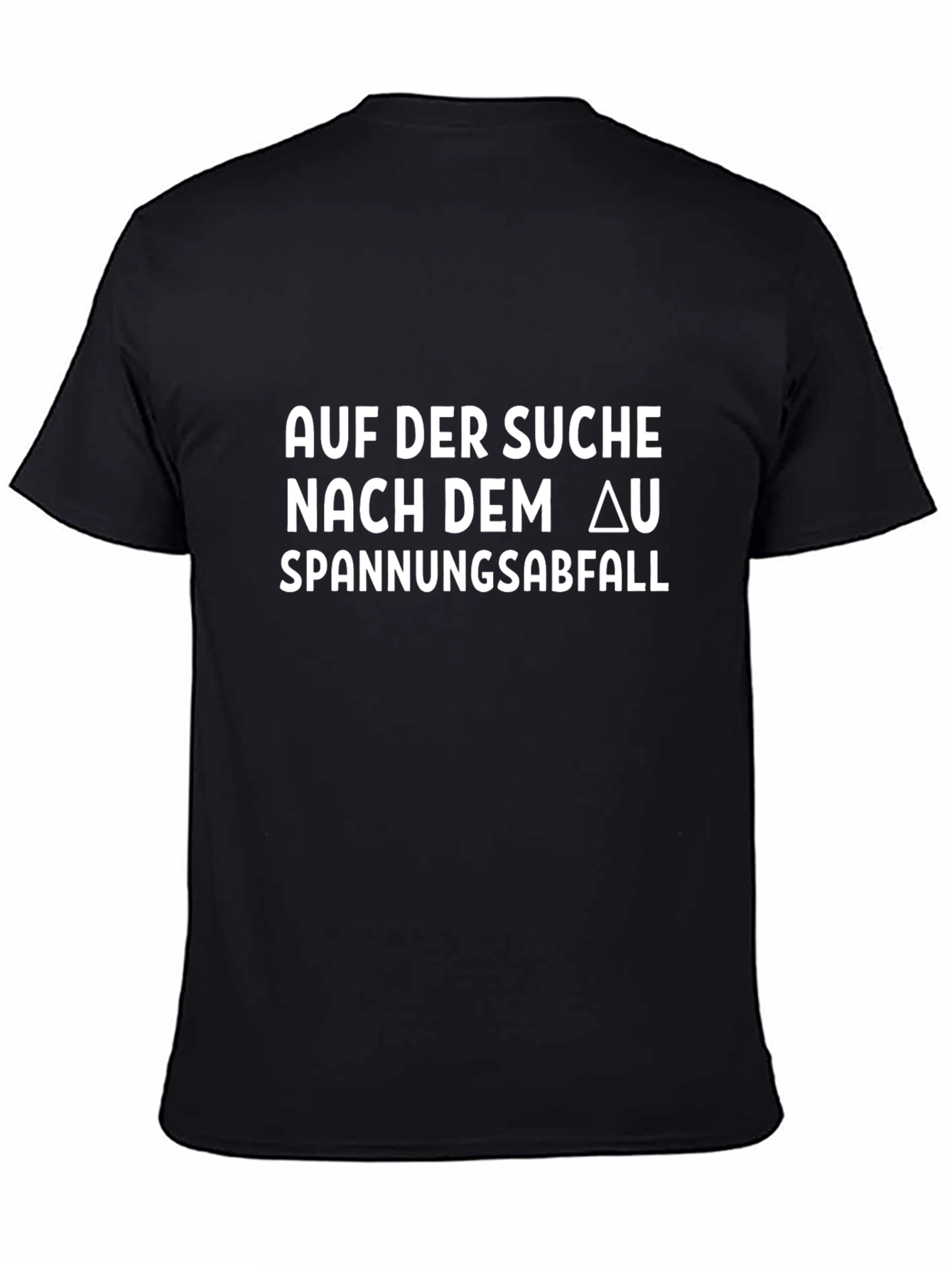 Black Auf Der Suche Spannungsabfall T-Shirt view 4
