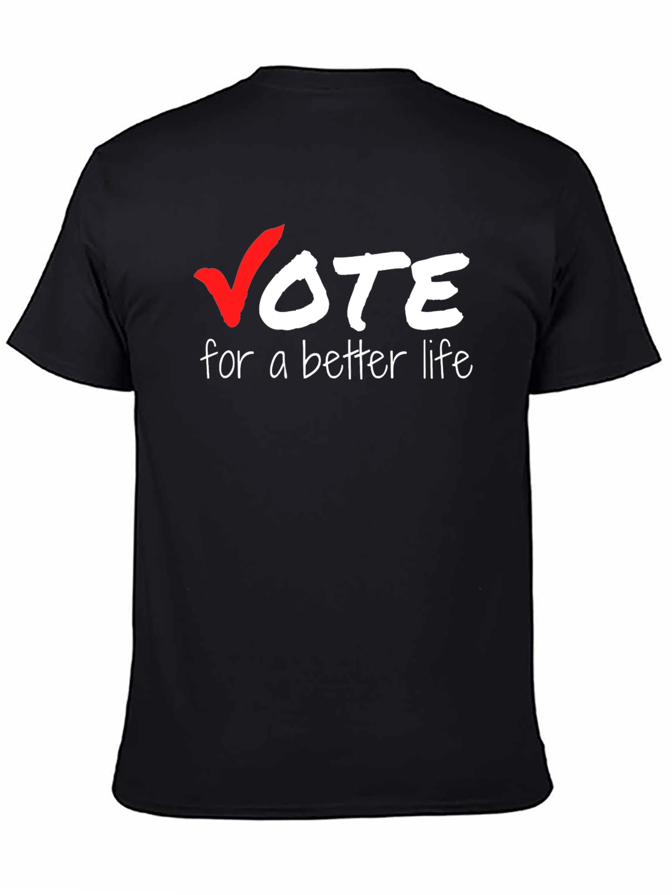 Black Vote for a Better Life Graphic Tee - Black Cotton view 4