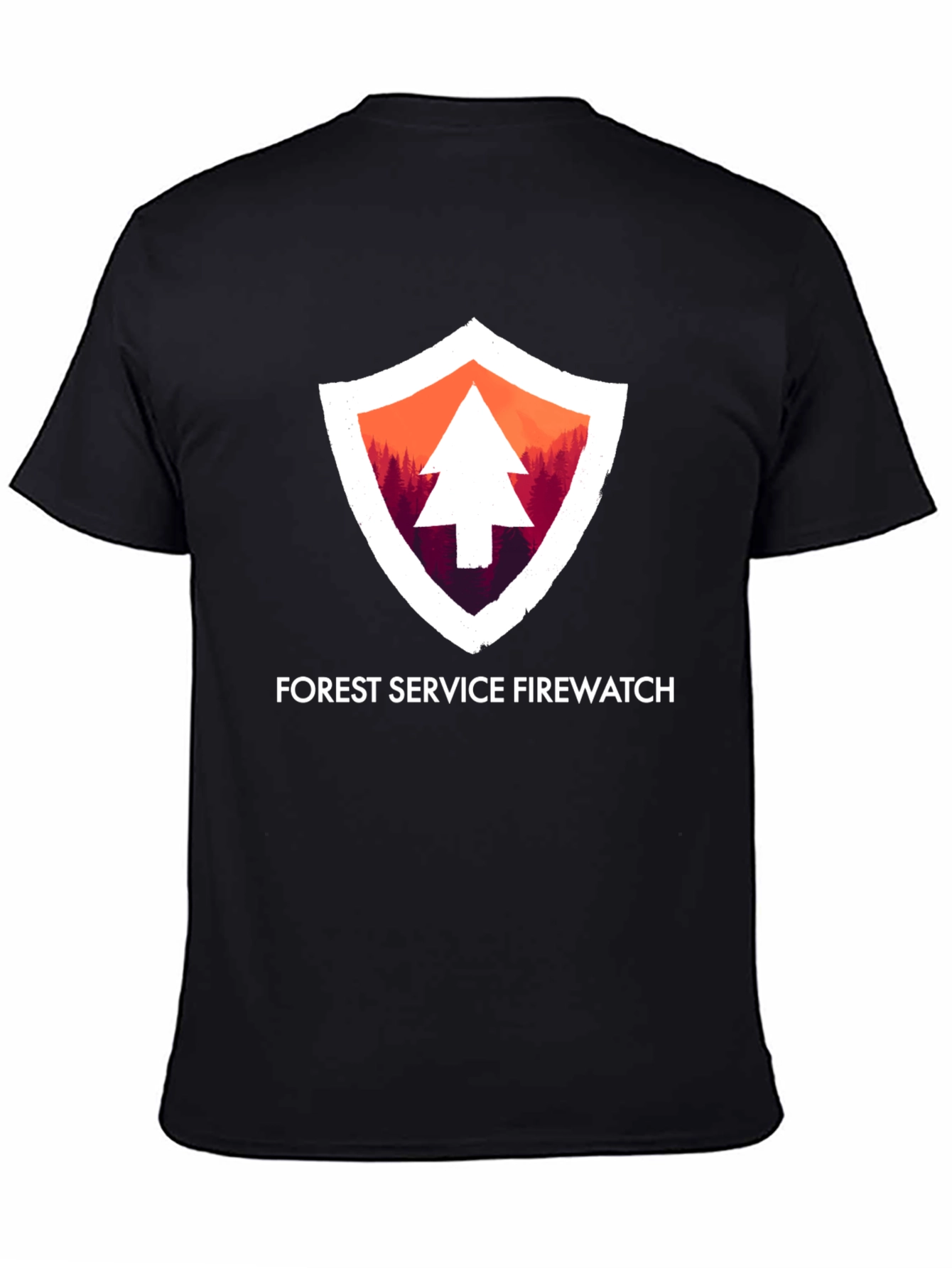 Black Forest Service Firewatch T-Shirt view 4