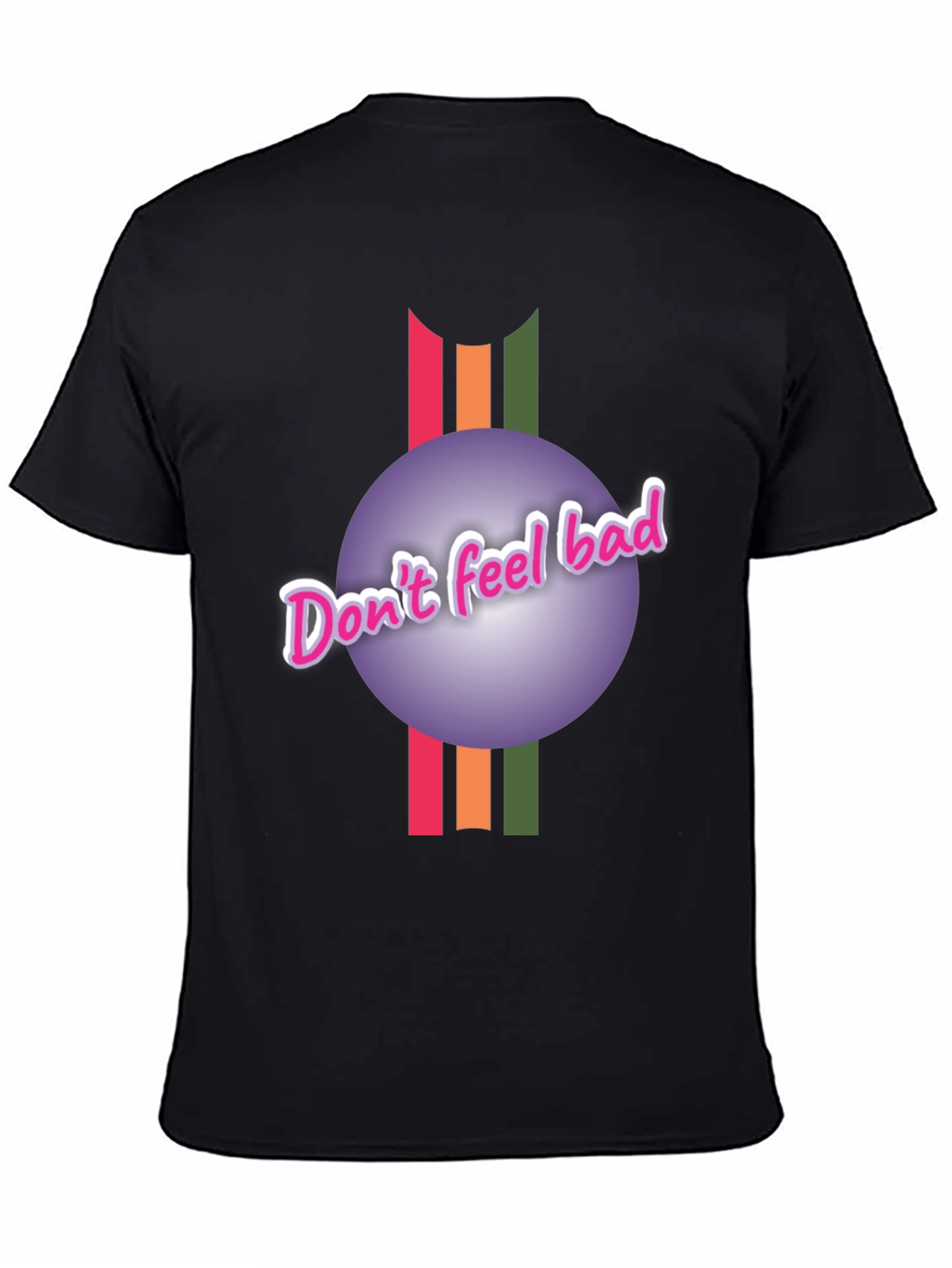 Black Don't Feel Bad Graphic Tee - Comfort Fit view 4