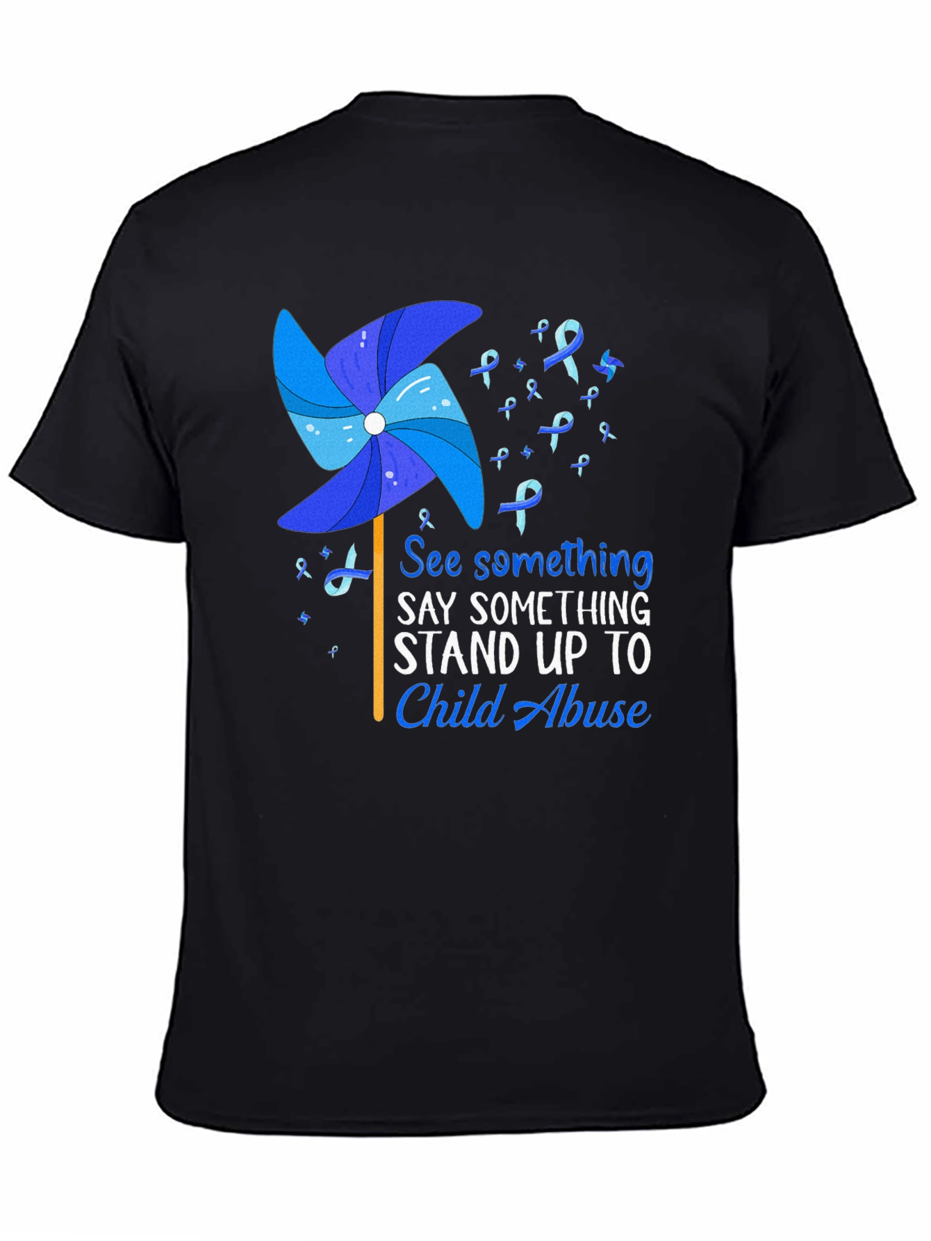 Child Abuse Awareness Graphic T-Shirt - 4