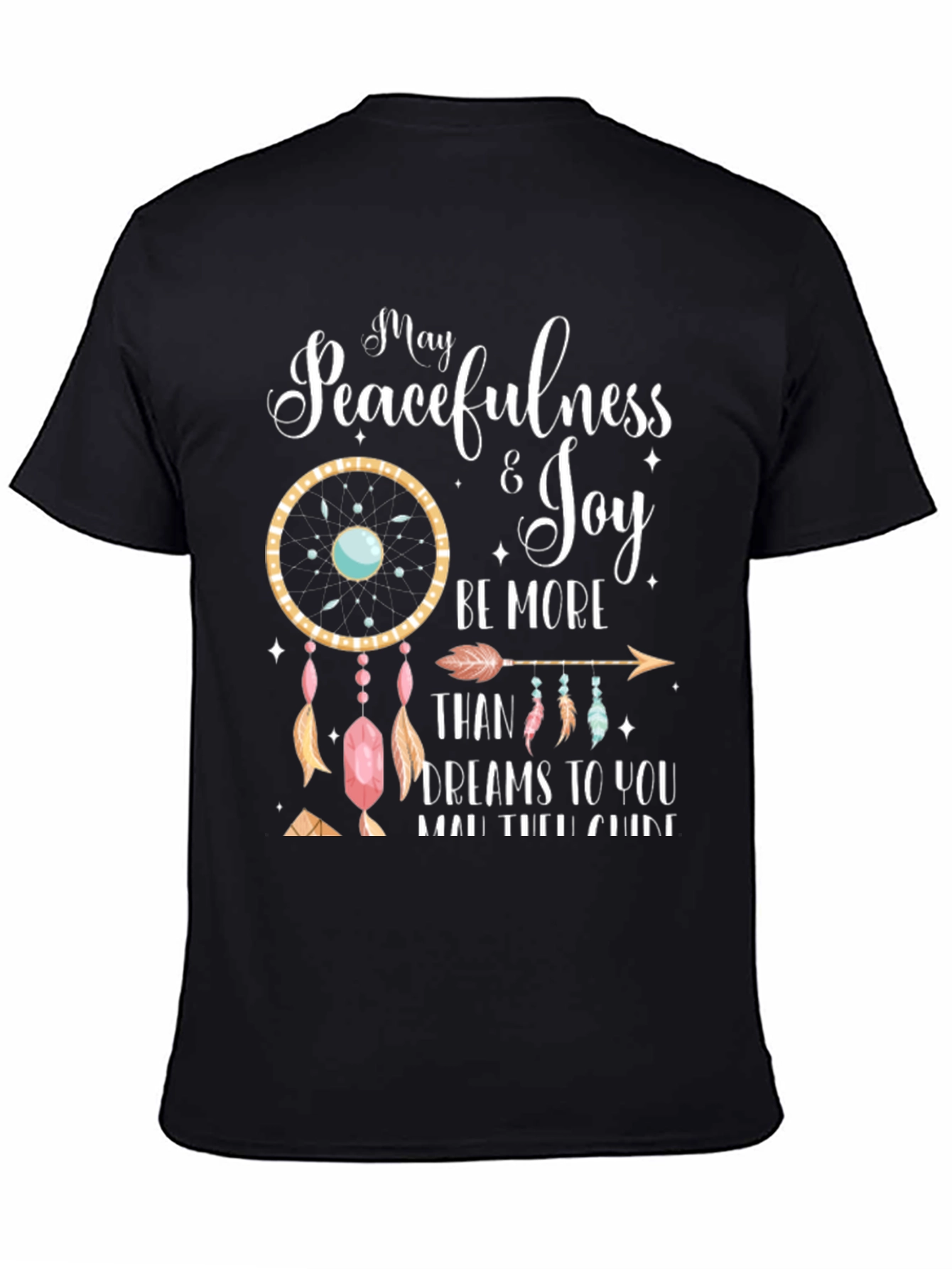 Black Peacefulness & Joy Graphic Tee view 4