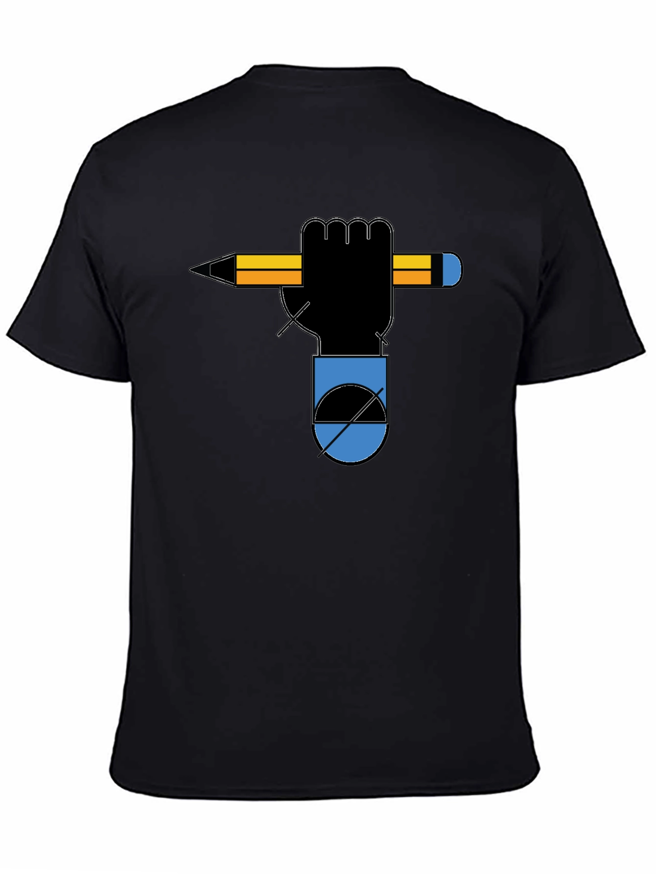 Artist's Fist Tee - Creative Graphic T-Shirt - 4