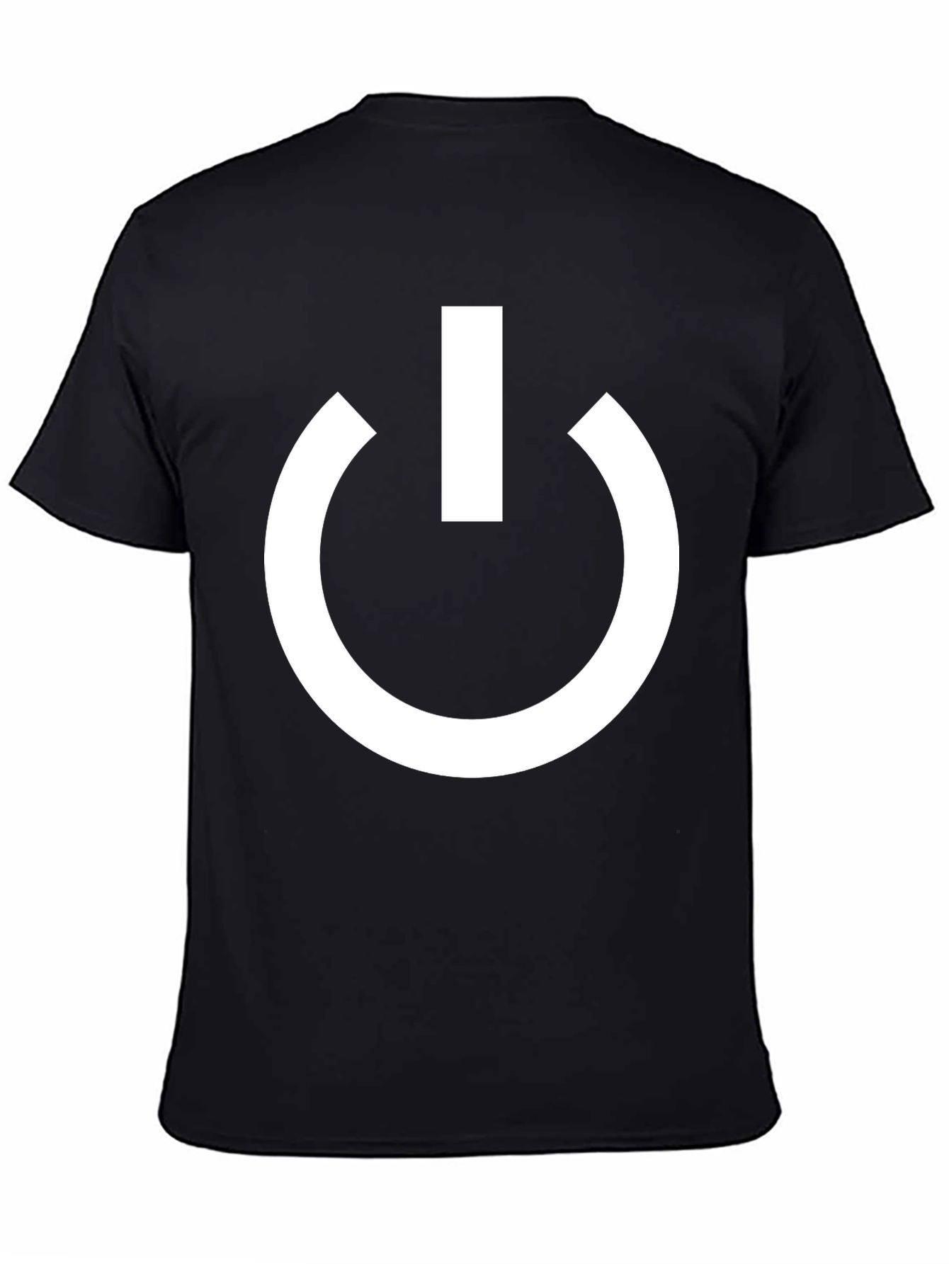 Black Power Symbol T-Shirt - Black, Bold Design view 4