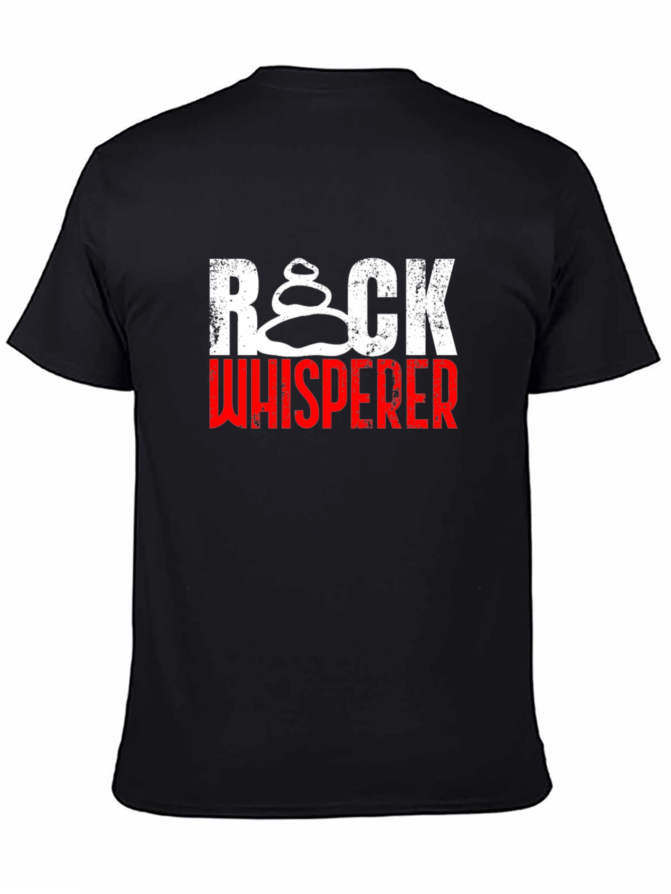 Black Rock Whisperer Black Cotton Tee view 4