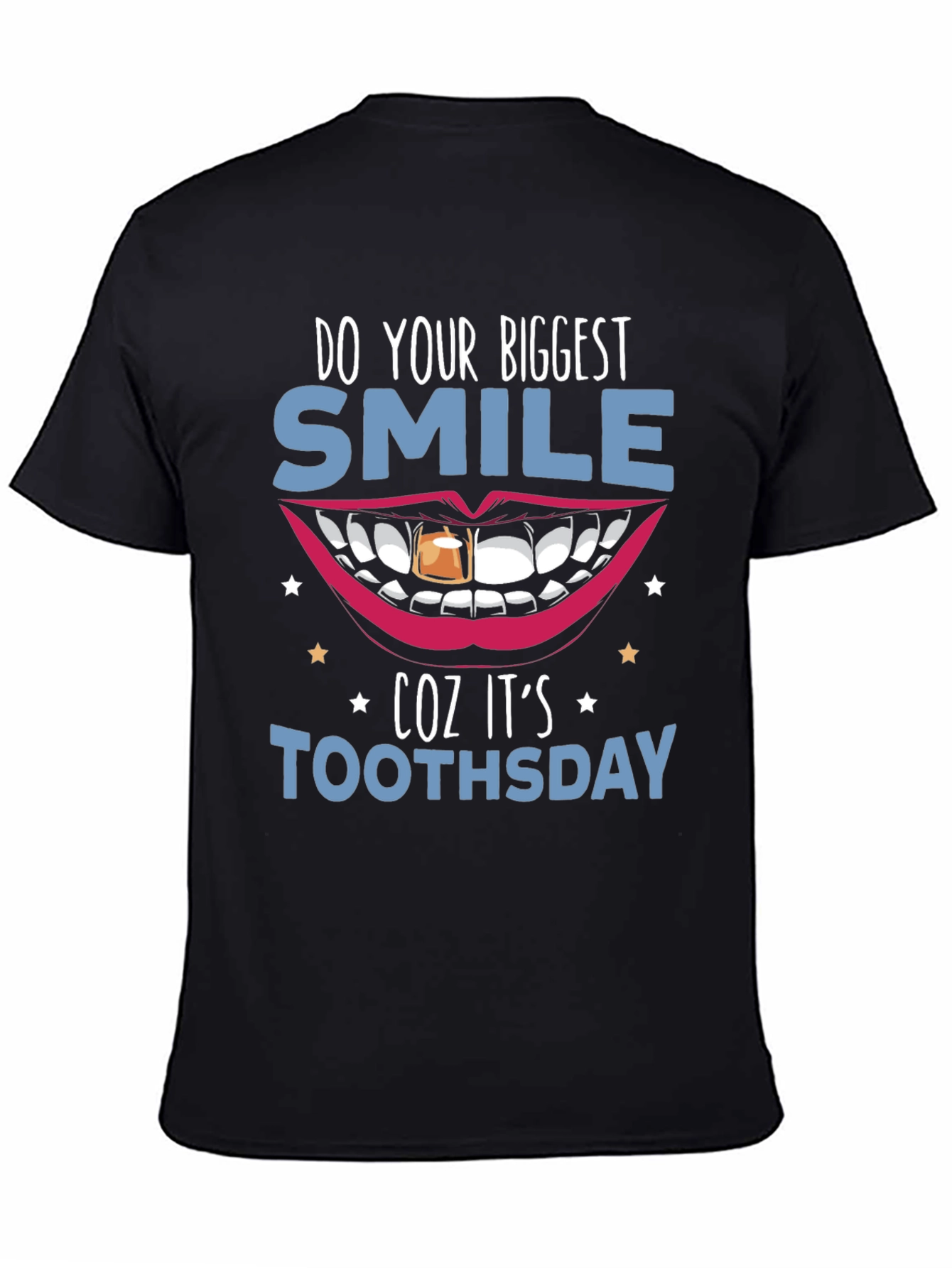 Black Do Your Biggest Smile T-Shirt view 4