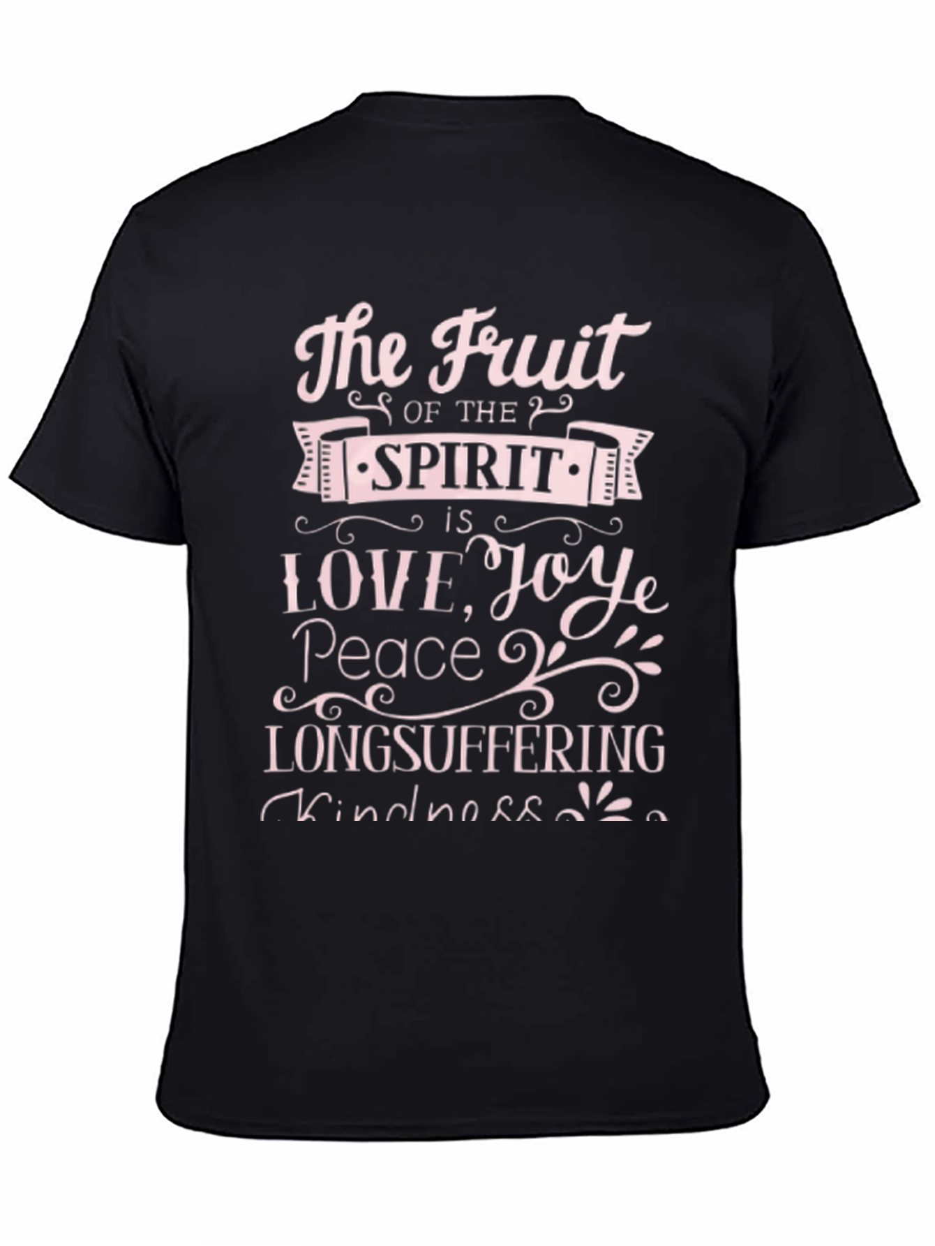 Black Fruit of the Spirit Graphic T-Shirt view 4
