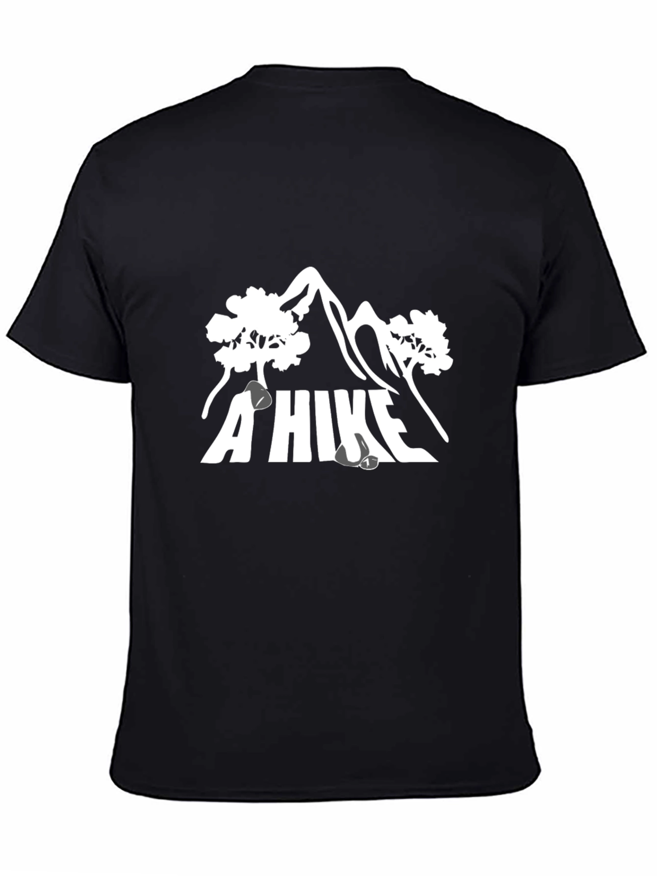 Black A Hike Graphic T-Shirt: Adventure Ready Tee view 4